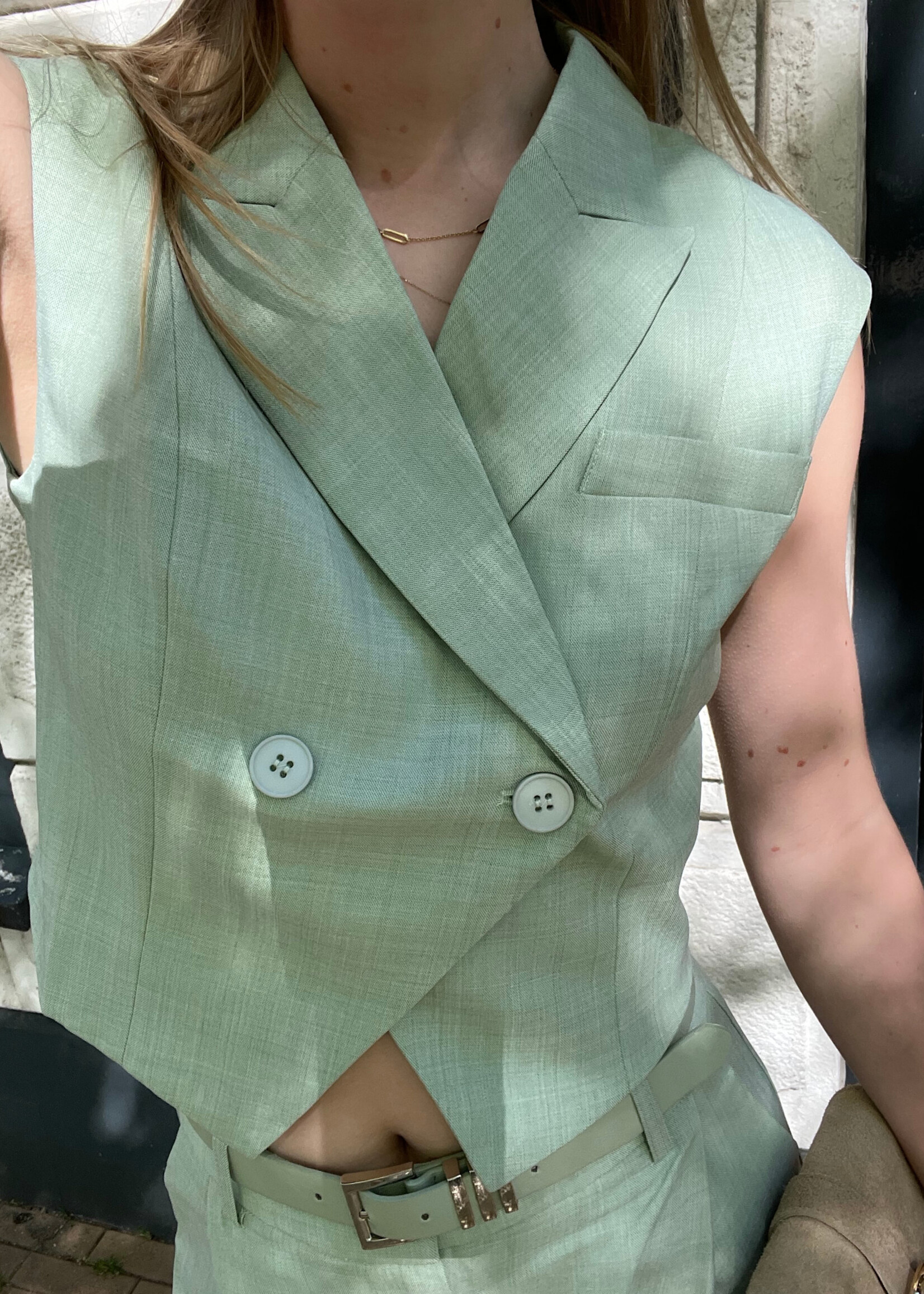 Flo Boutique Gilet Zare Green