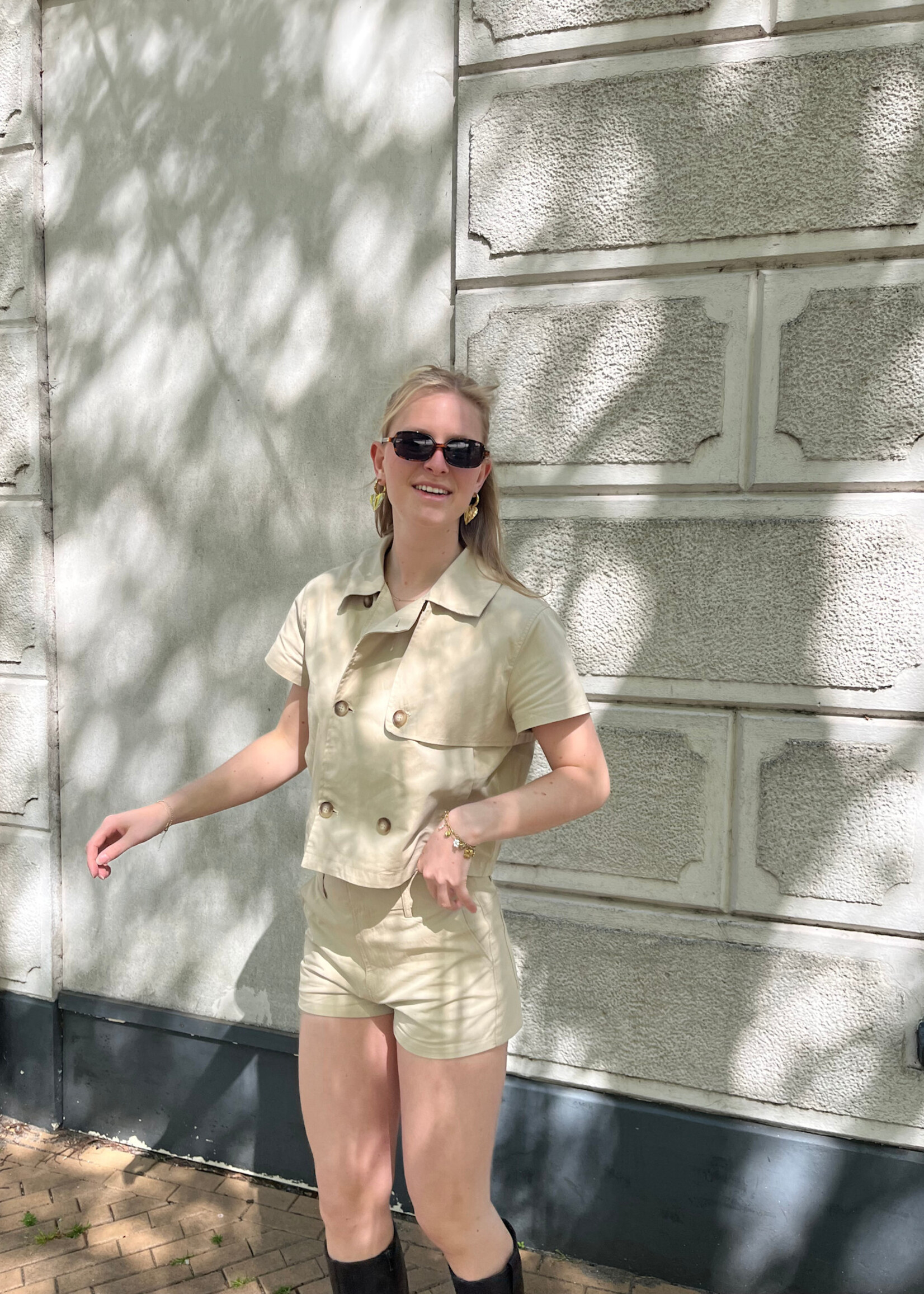 Flo Boutique Short Marly Beige