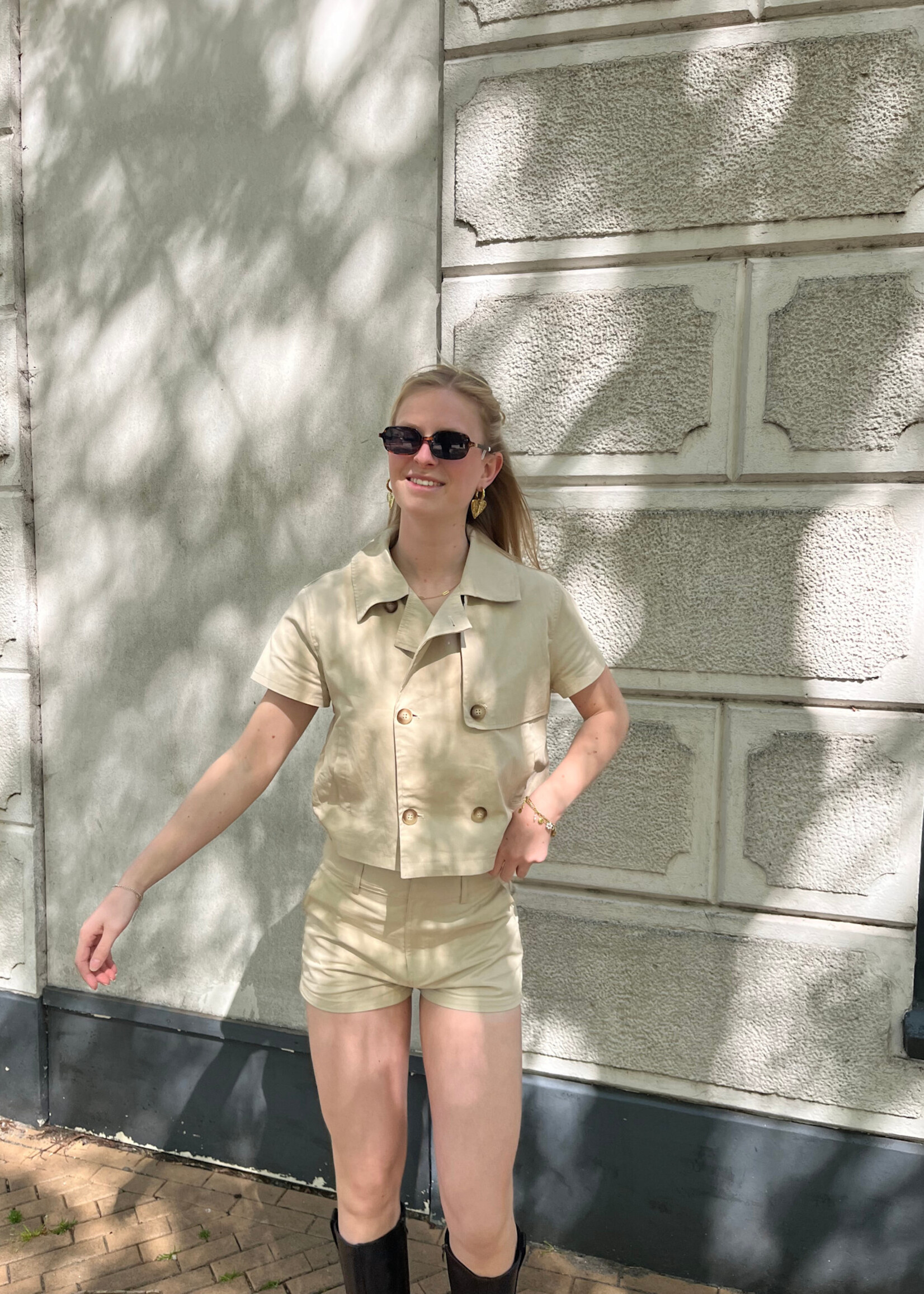 Flo Boutique Jasje Marly Beige