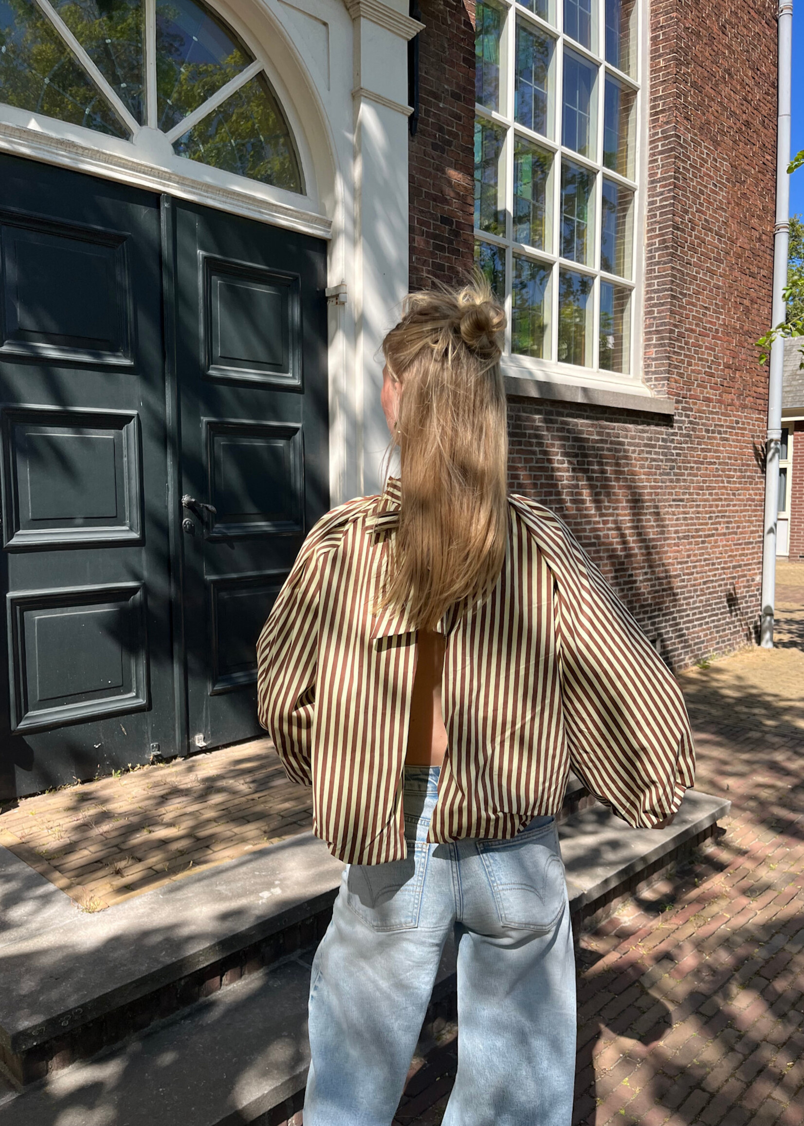 Flo Boutique Top Nomé Yellow/Brown