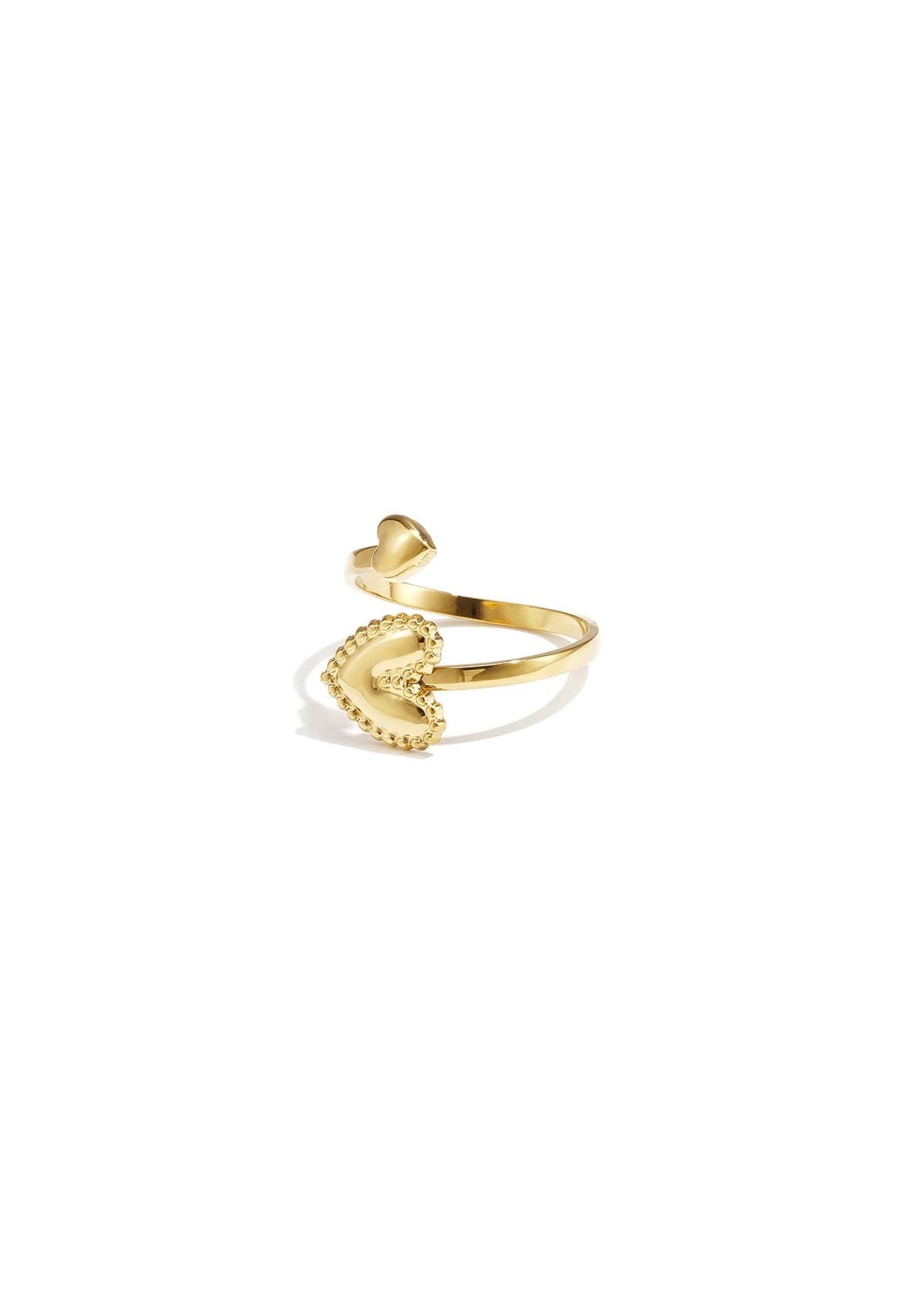 Flo Boutique Ring twisted hearts