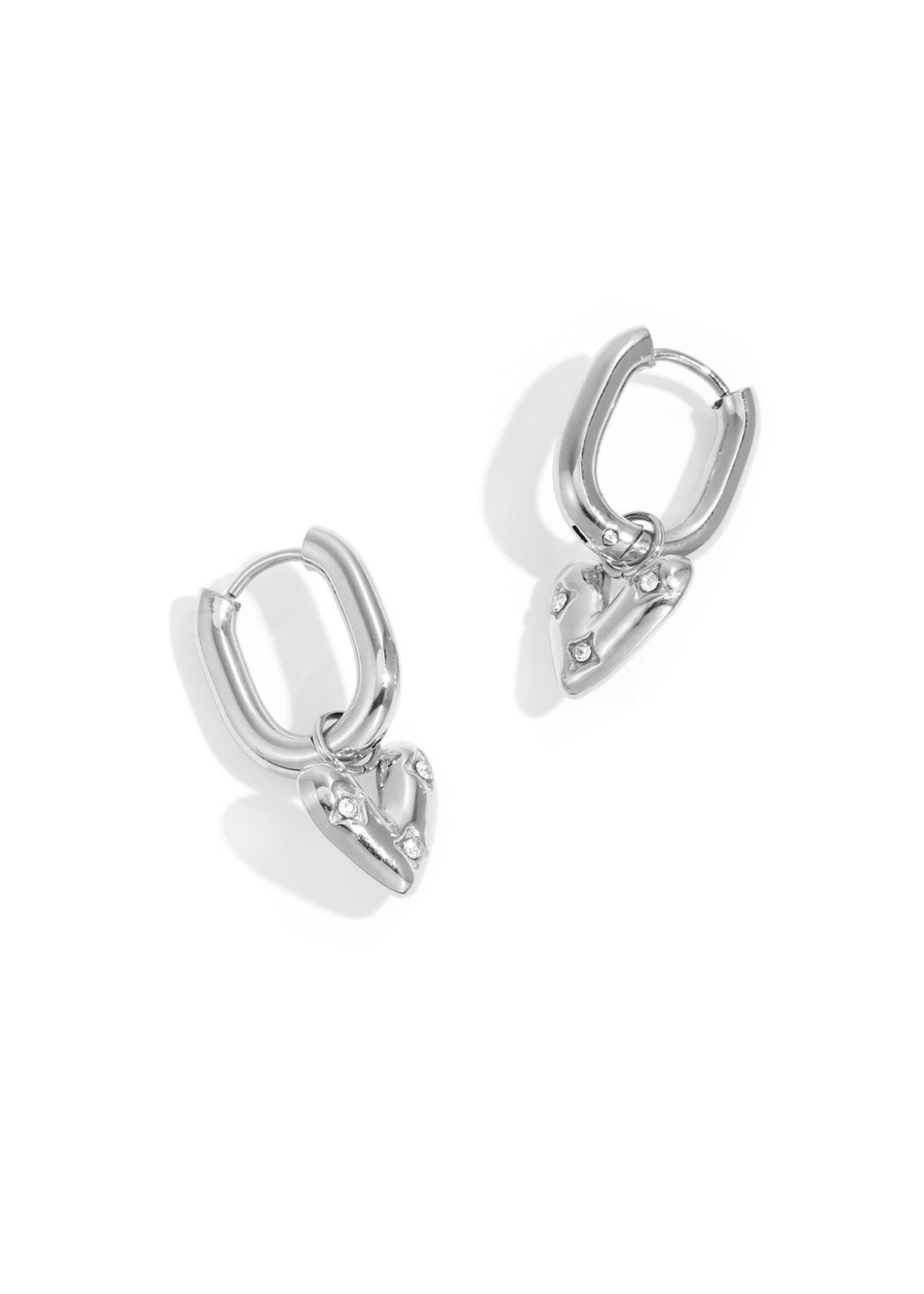 Flo Boutique Oorbellen sparkling heart