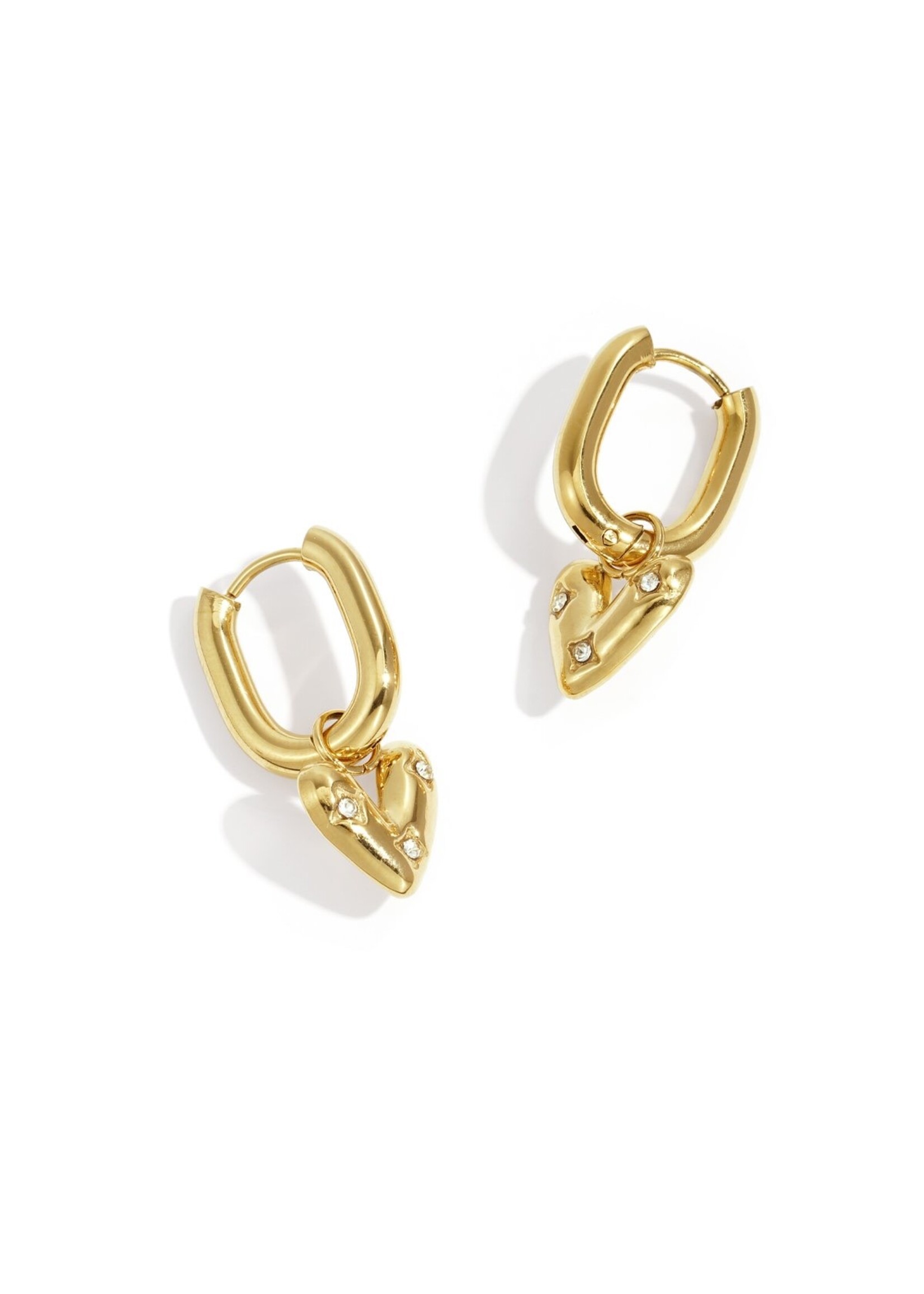 Flo Boutique Oorbellen sparkling heart