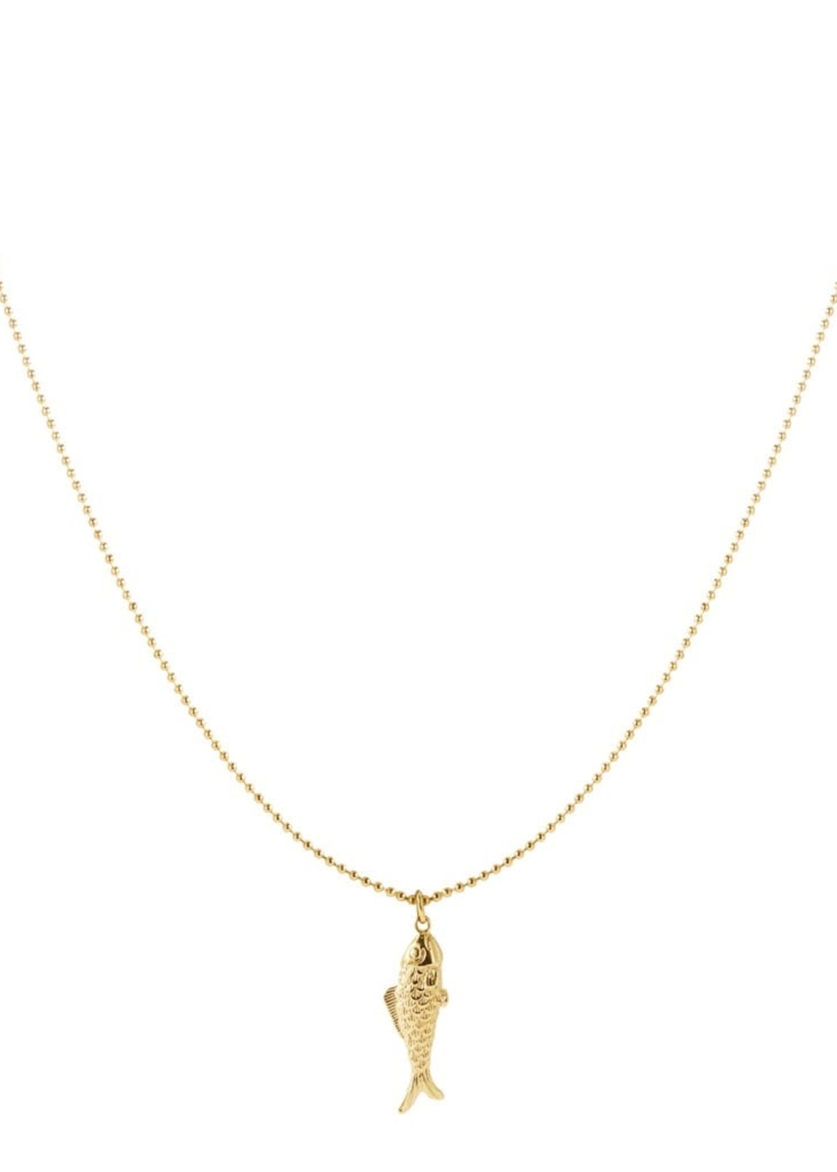 Flo Boutique Long necklace Keep Swimming