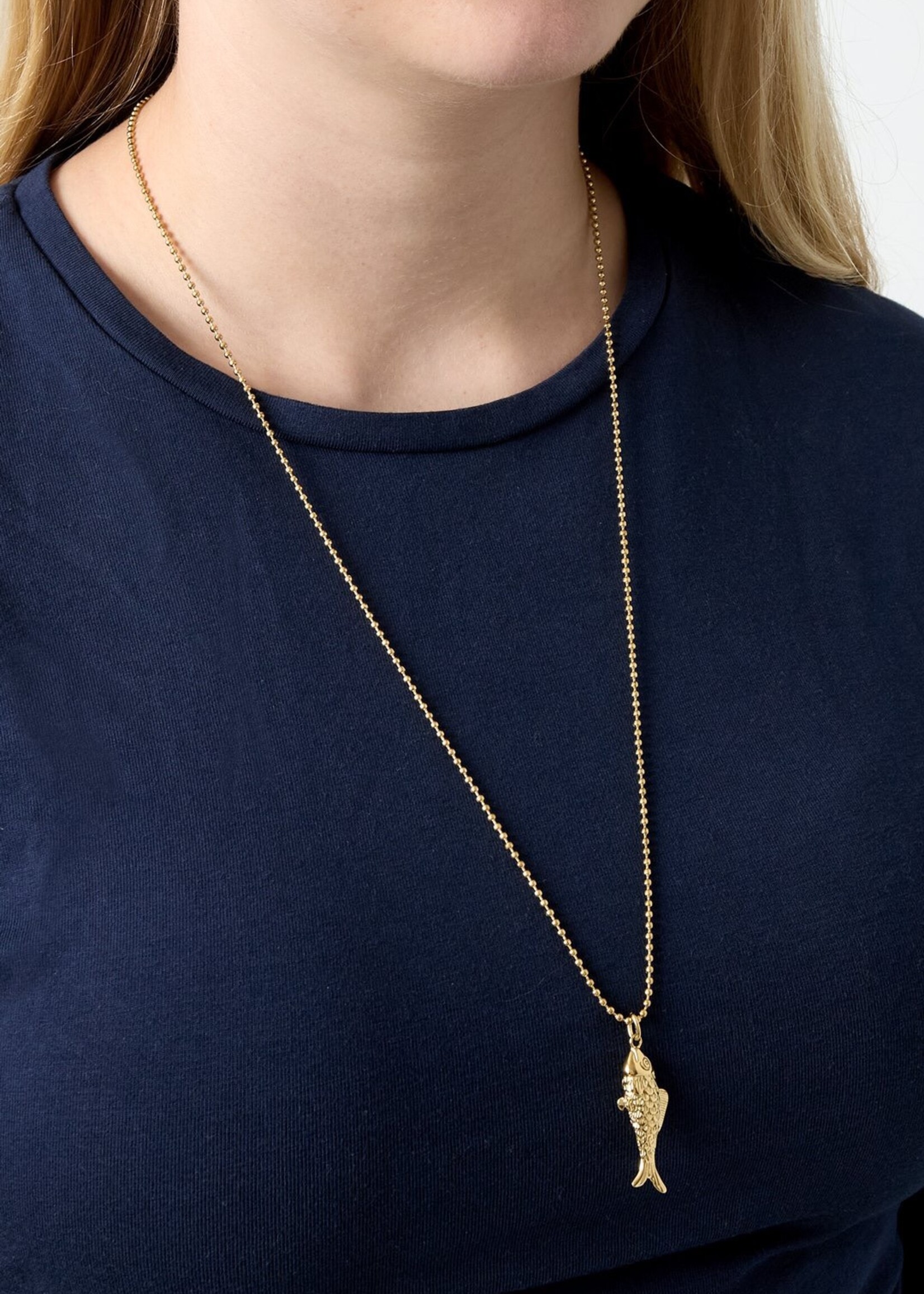Flo Boutique Long necklace Keep Swimming