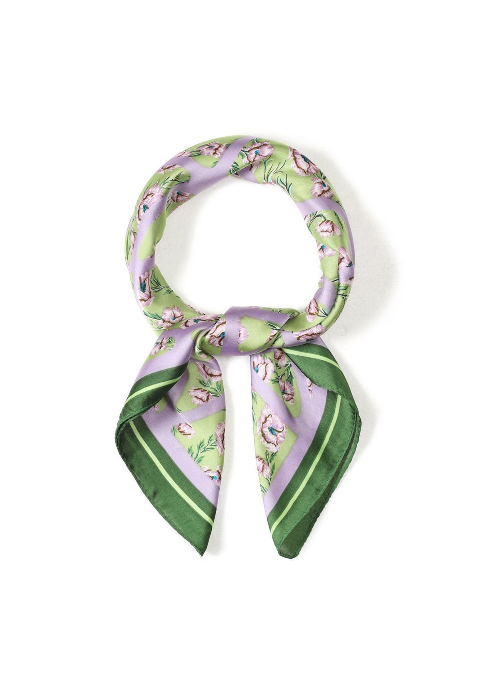 Flo Boutique Sjaaltje lilac/green