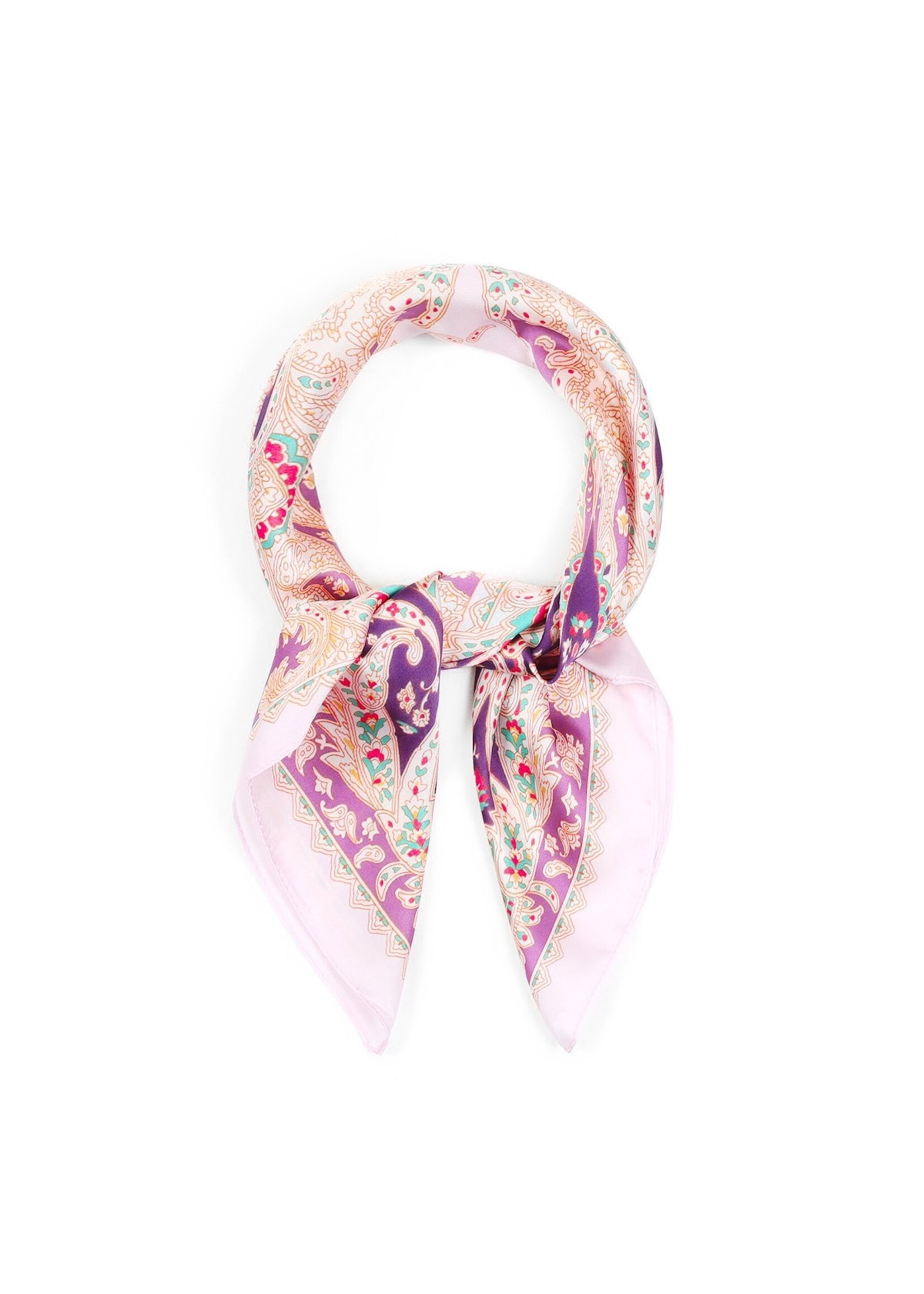 Flo Boutique Sjaaltje Pink Paisley