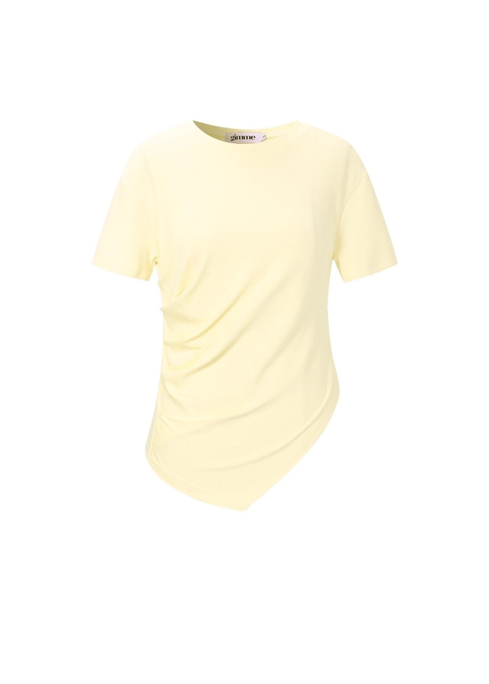 Flo Boutique A-symetrische top Maureen Yellow