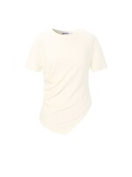 Flo Boutique A-symetrische top Maureen Cream
