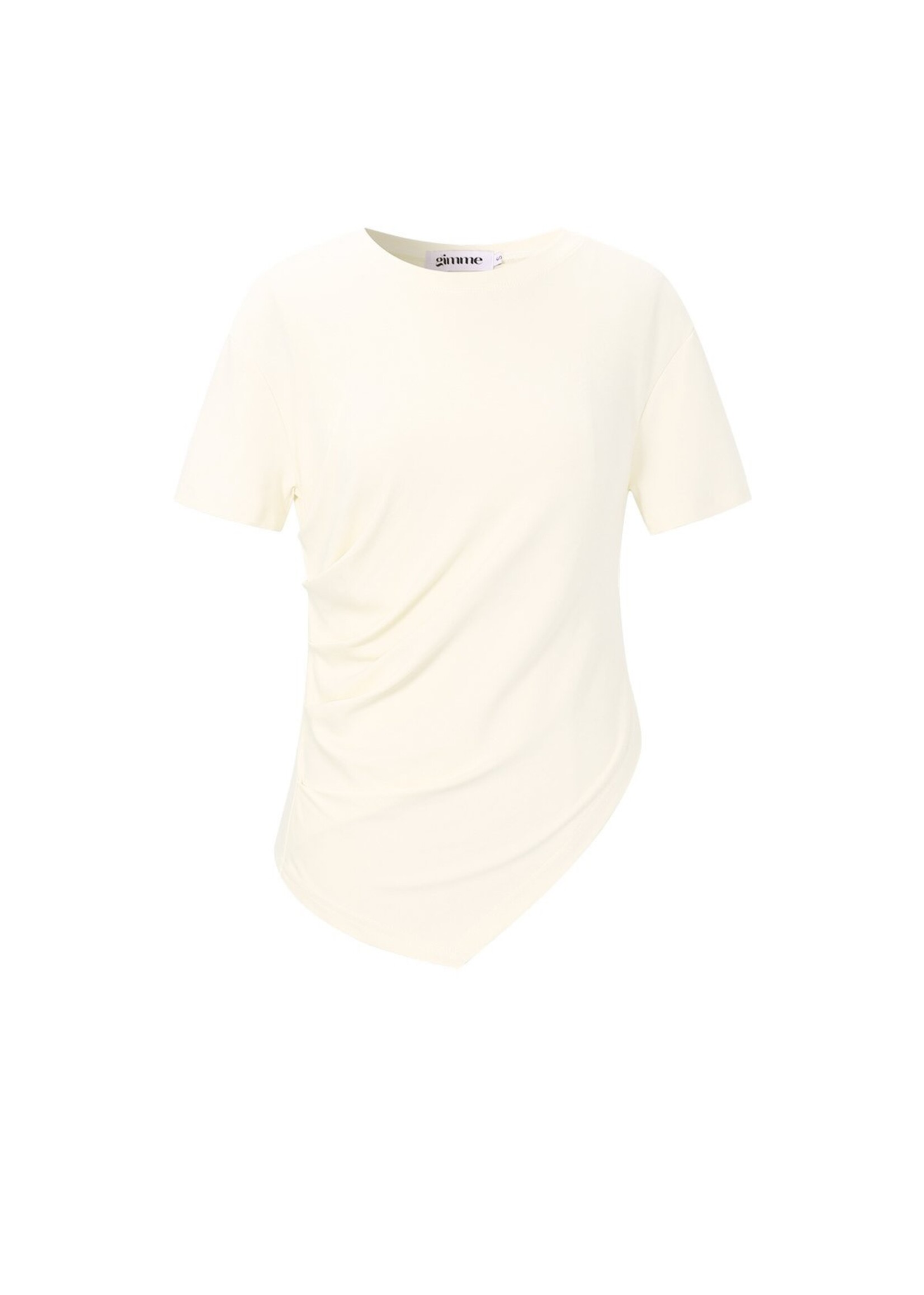 Flo Boutique A-symetrische top Maureen Cream