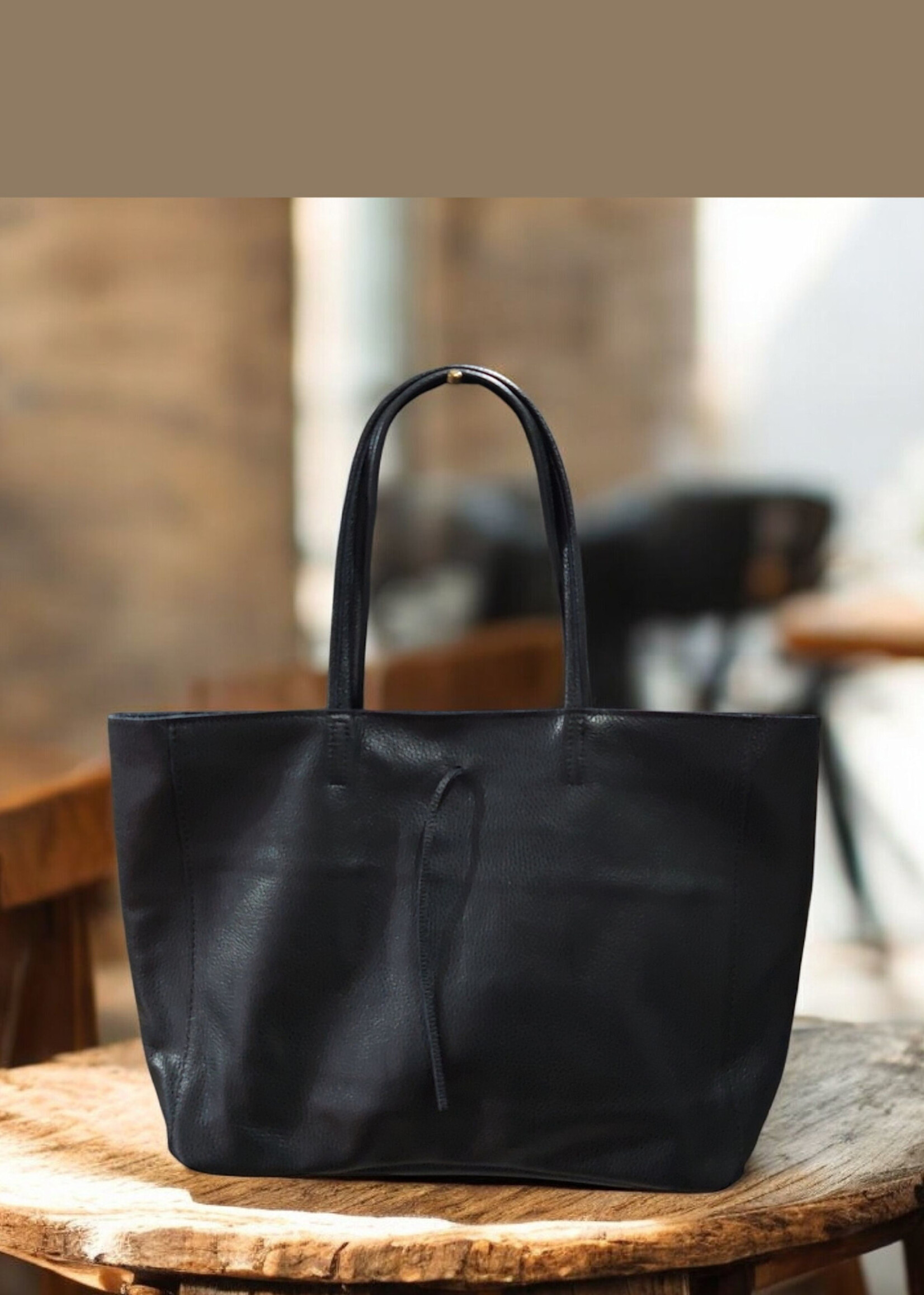 Flo Boutique Leren Shopper Jill