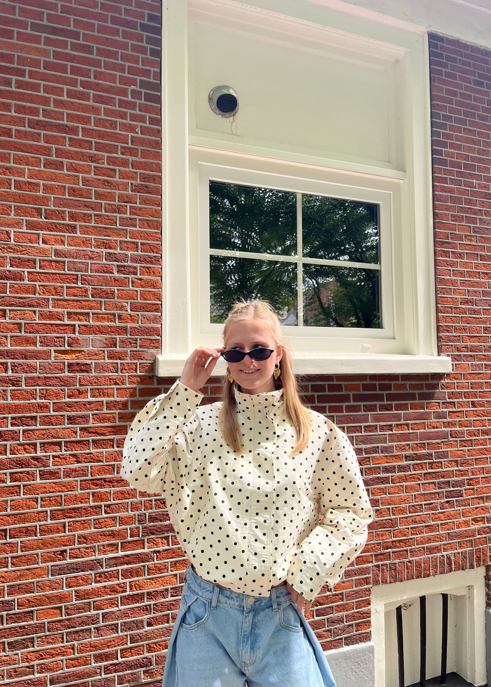 Flo Boutique Jasje Rune Dots Beige