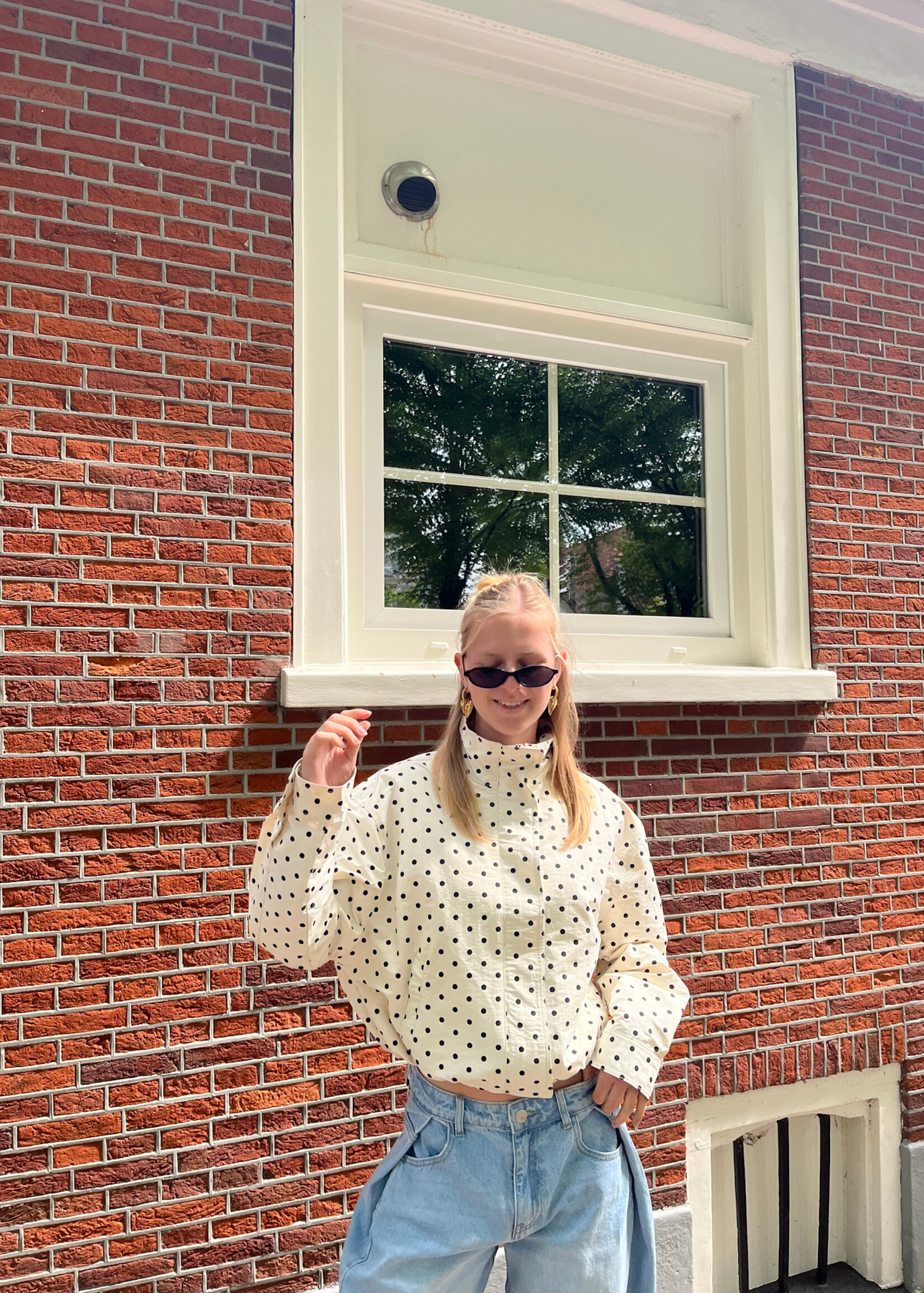 Flo Boutique Jasje Rune Dots Beige