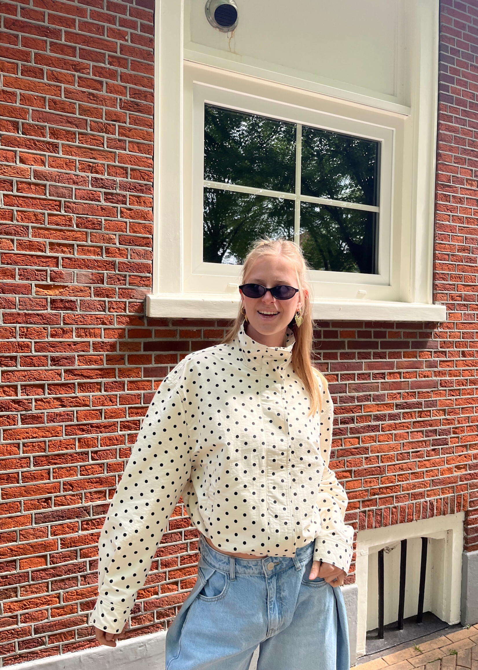 Flo Boutique Jasje Rune Dots Beige