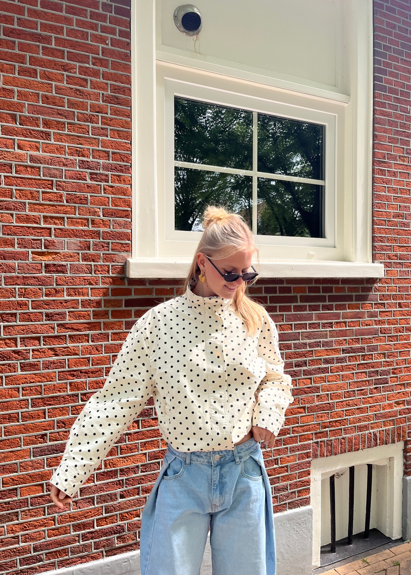 Flo Boutique Jasje Rune Dots Beige