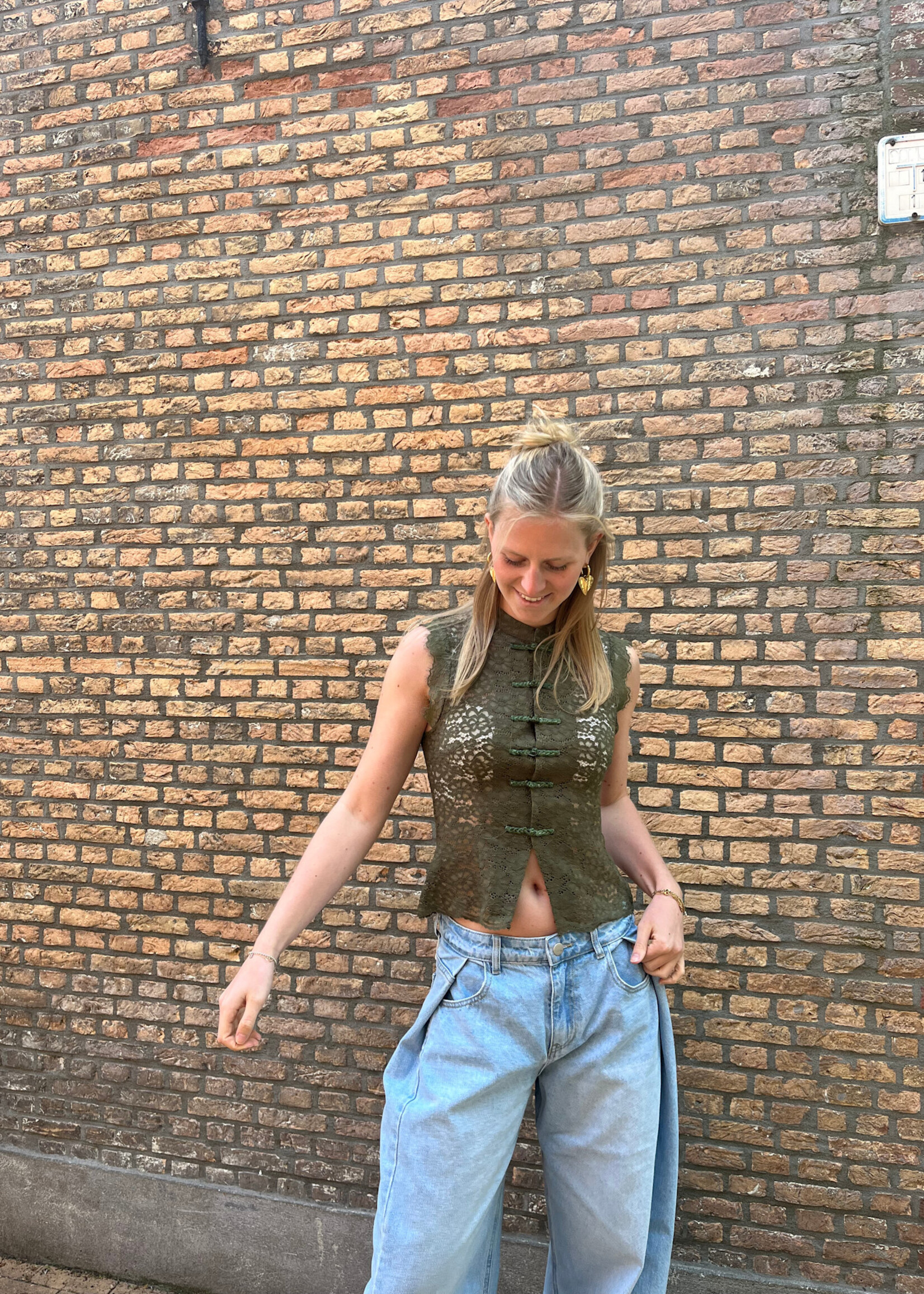 Flo Boutique Top Moïs Army
