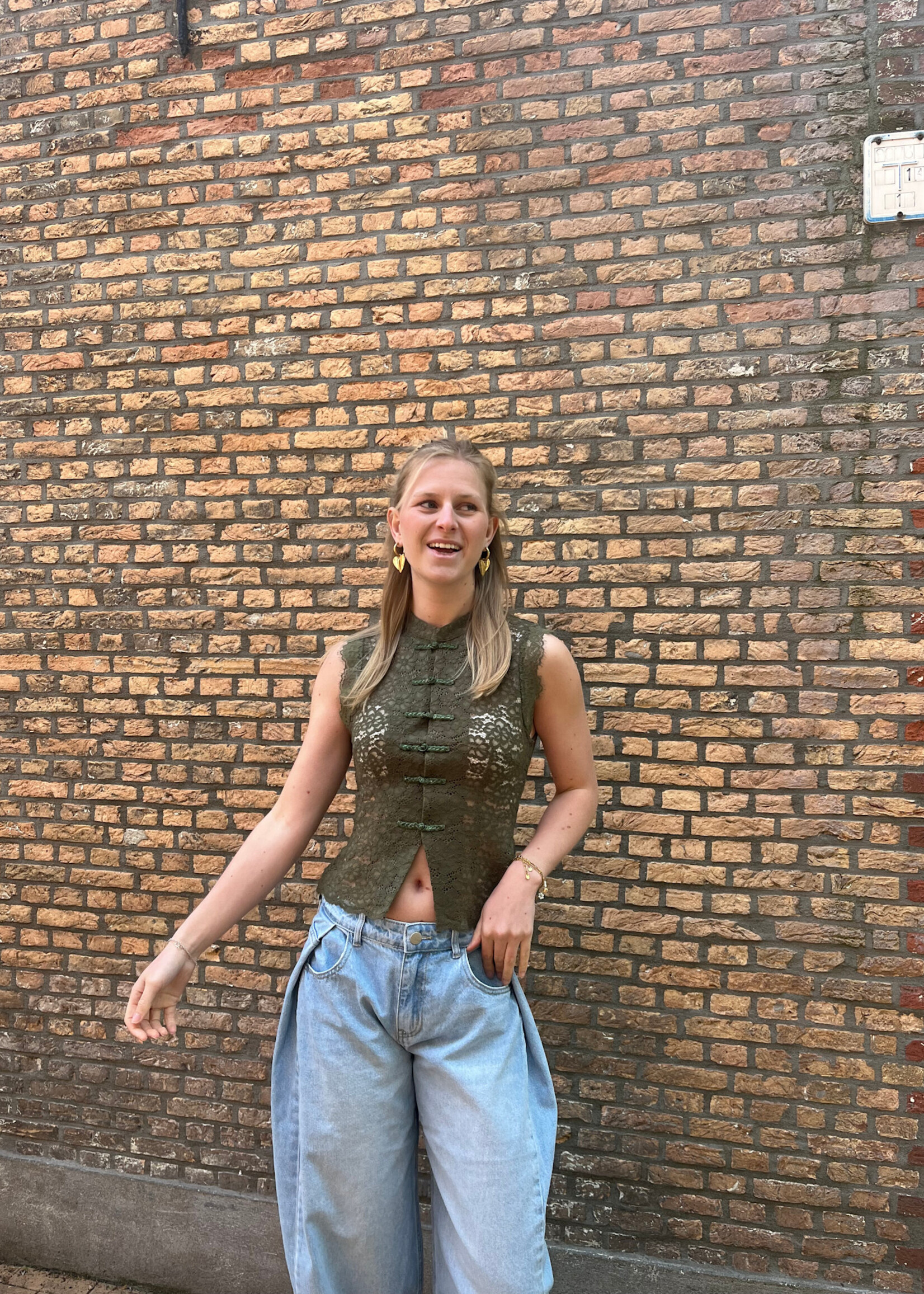 Flo Boutique Top Moïs Army