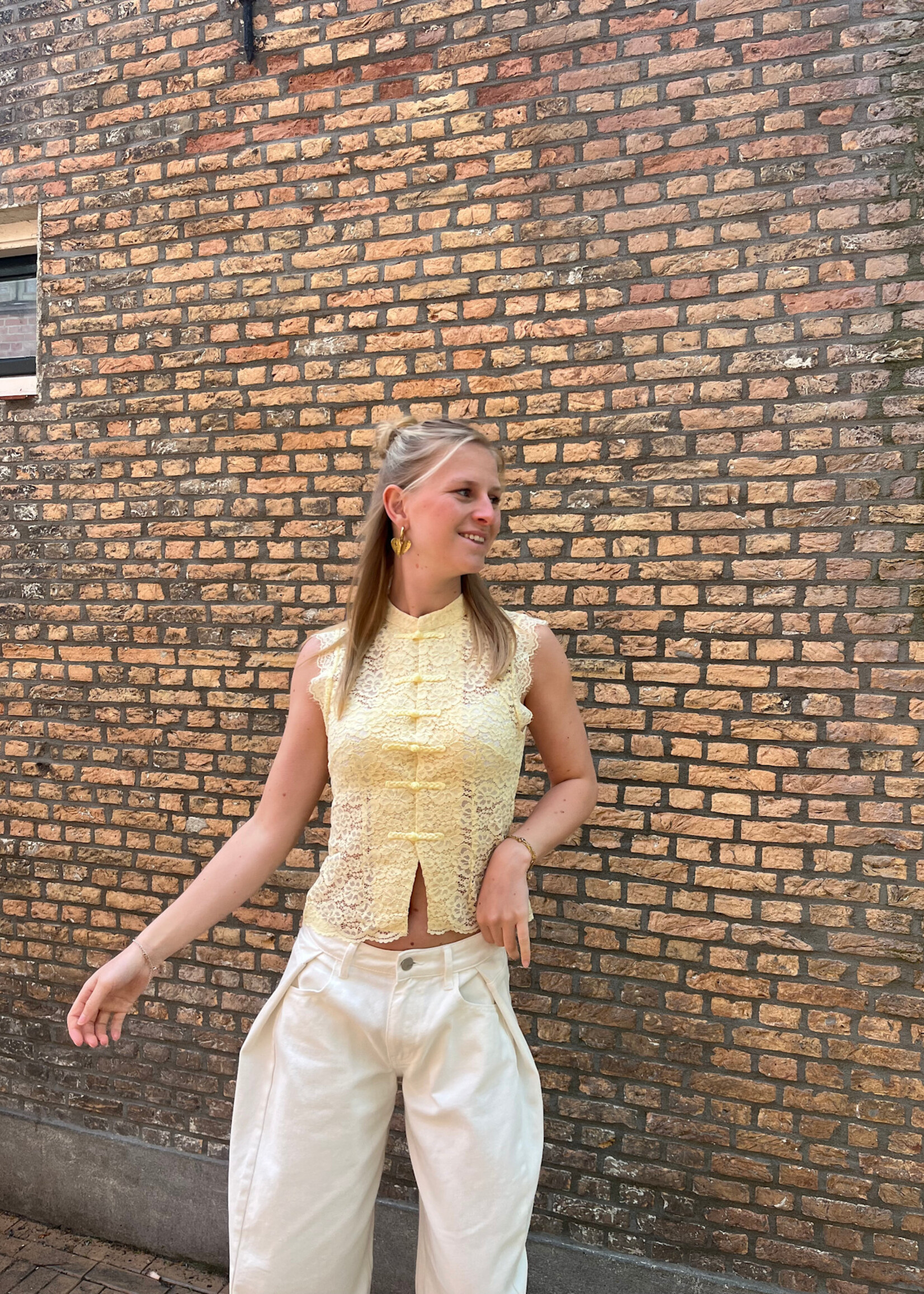 Flo Boutique Top Moïs Butter Yellow