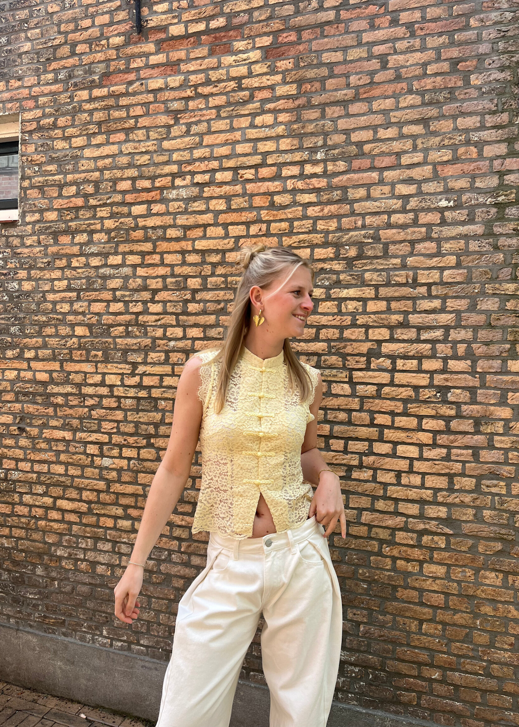 Flo Boutique Top Moïs Butter Yellow