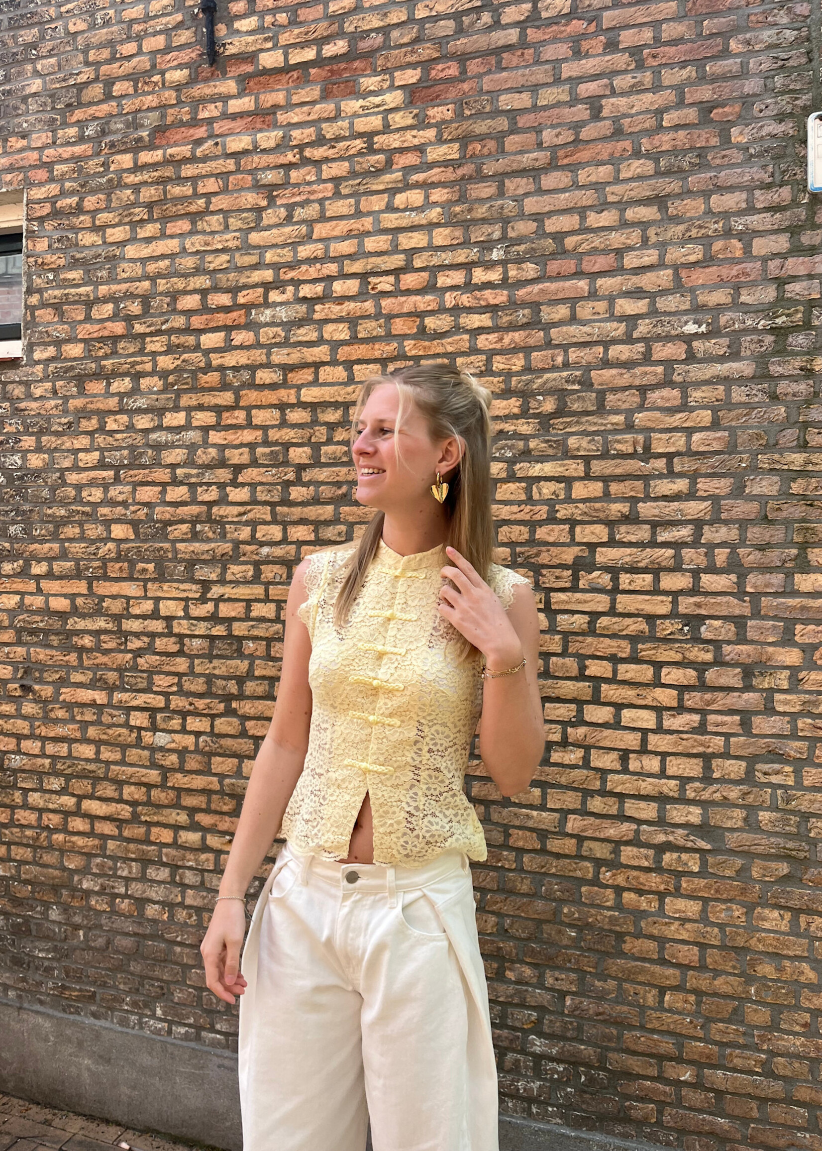 Flo Boutique Top Moïs Butter Yellow