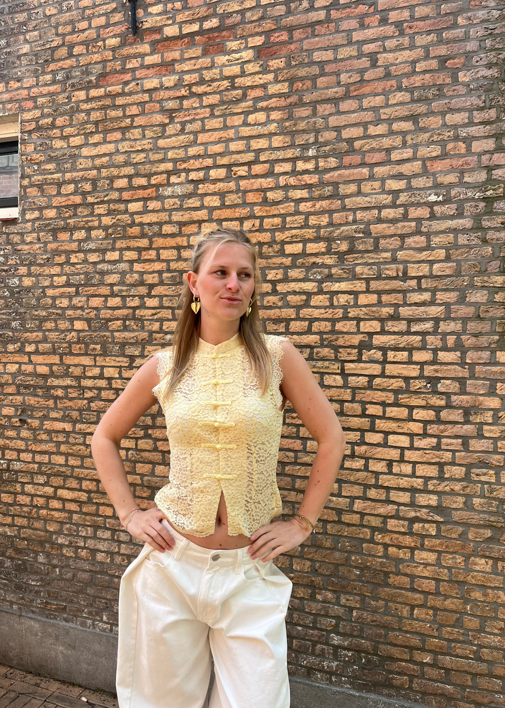 Flo Boutique Top Moïs Butter Yellow