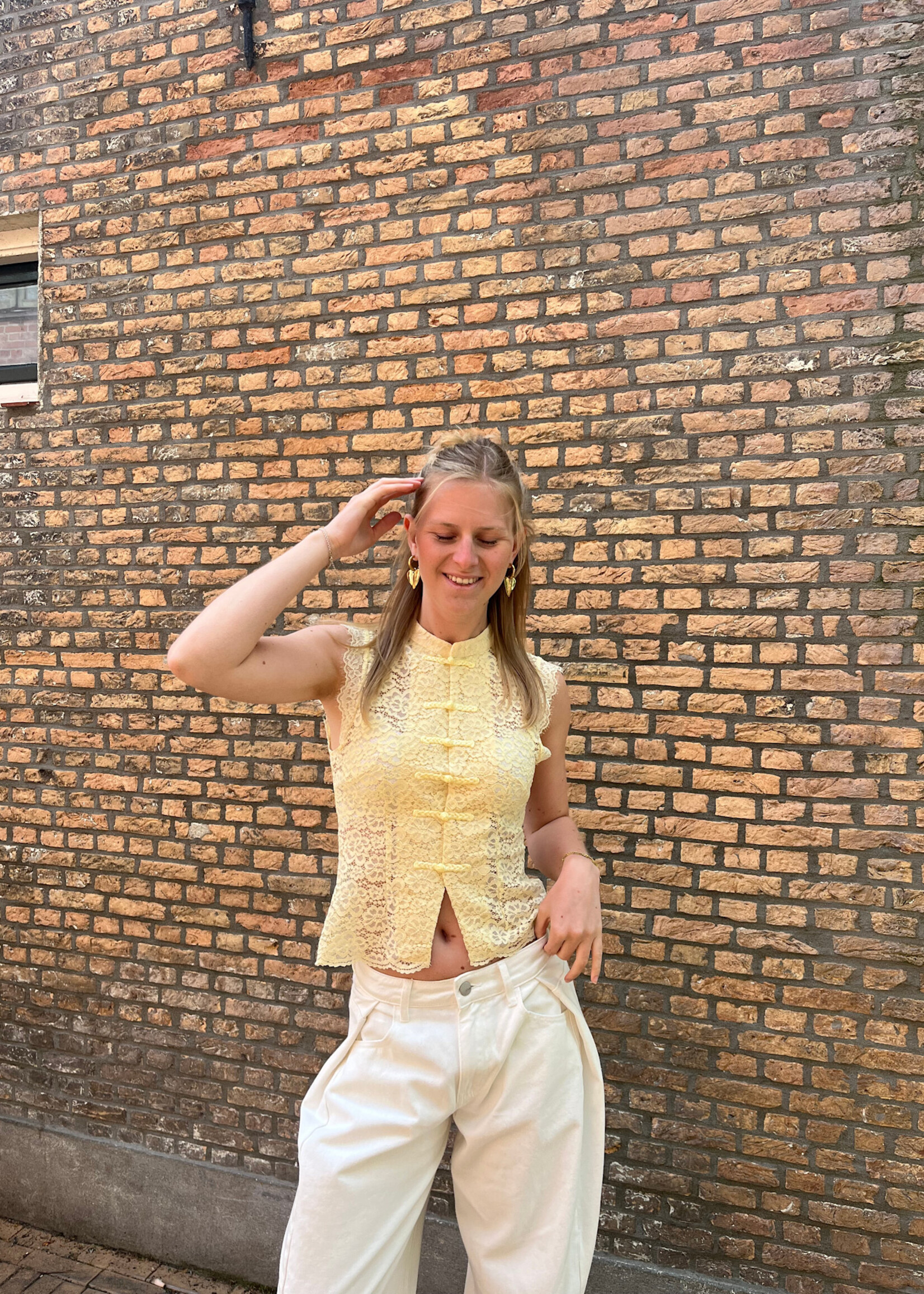 Flo Boutique Top Moïs Butter Yellow