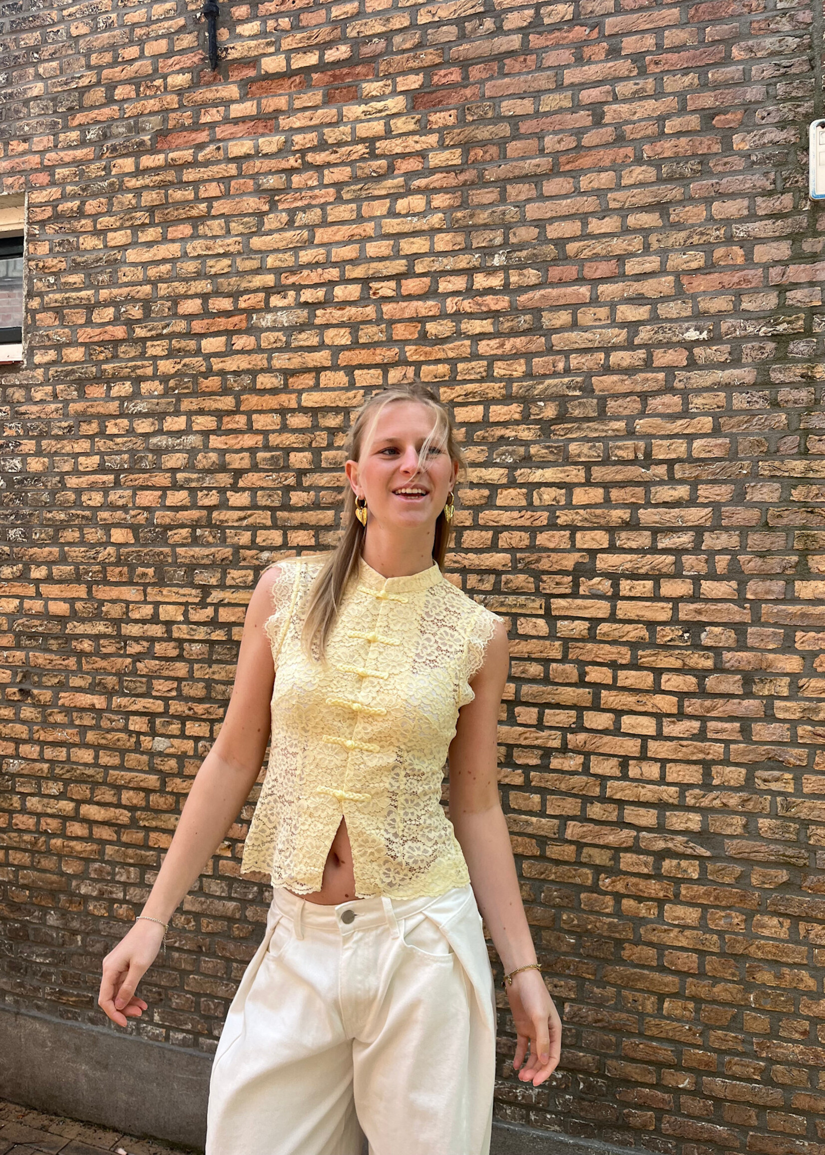 Flo Boutique Top Moïs Butter Yellow