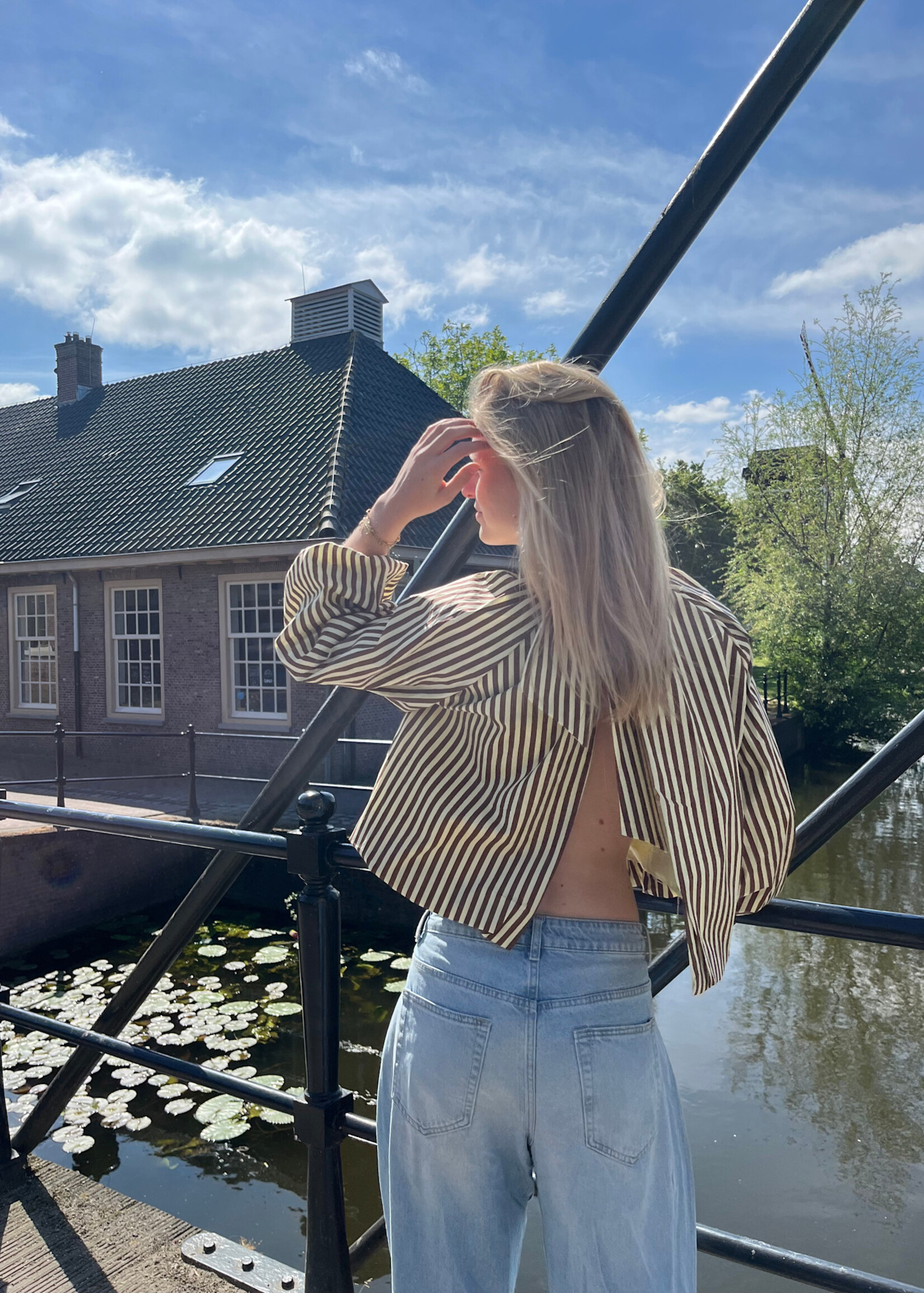 Flo Boutique Top Nomé Yellow/Brown