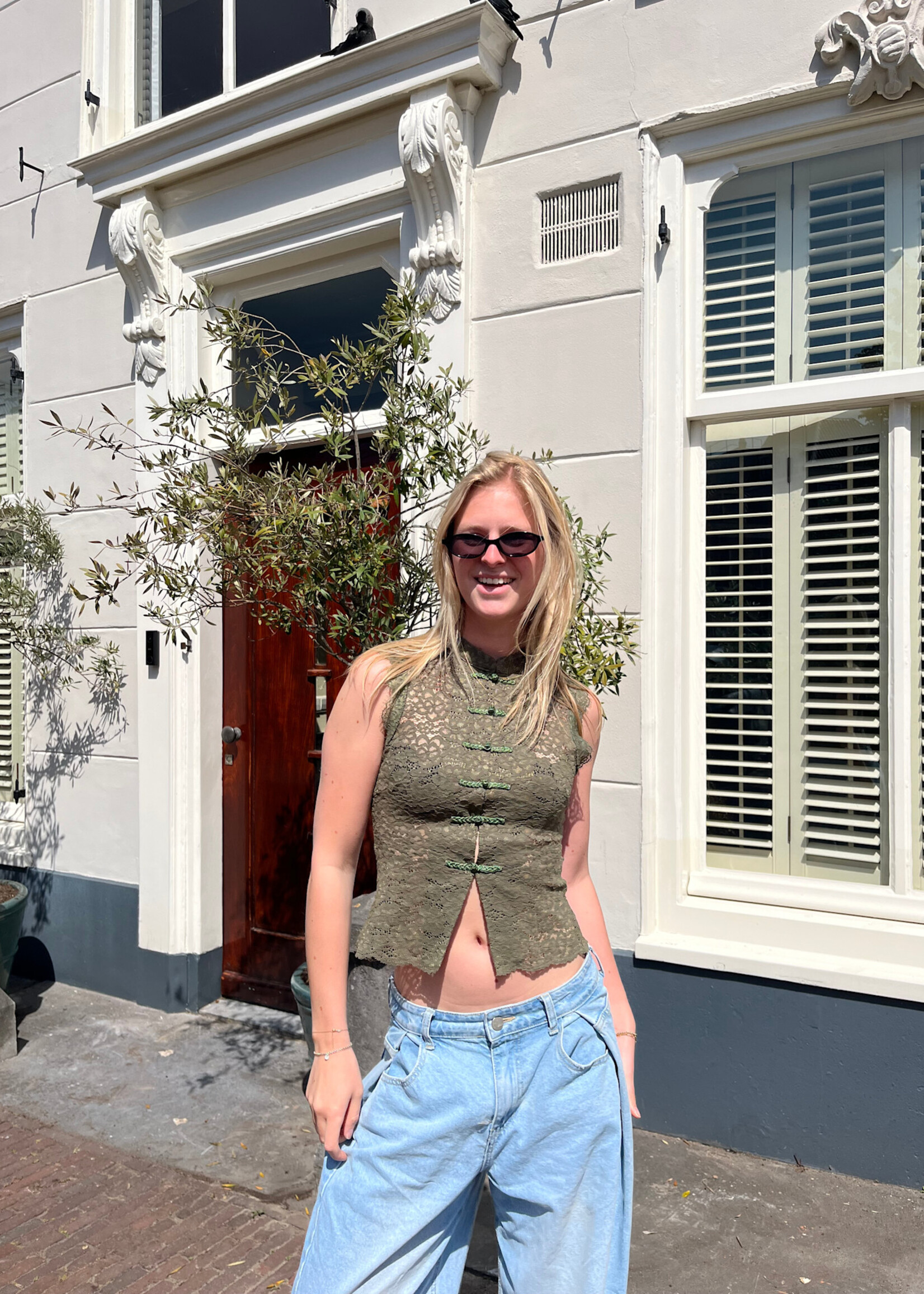 Flo Boutique Top Moïs Army