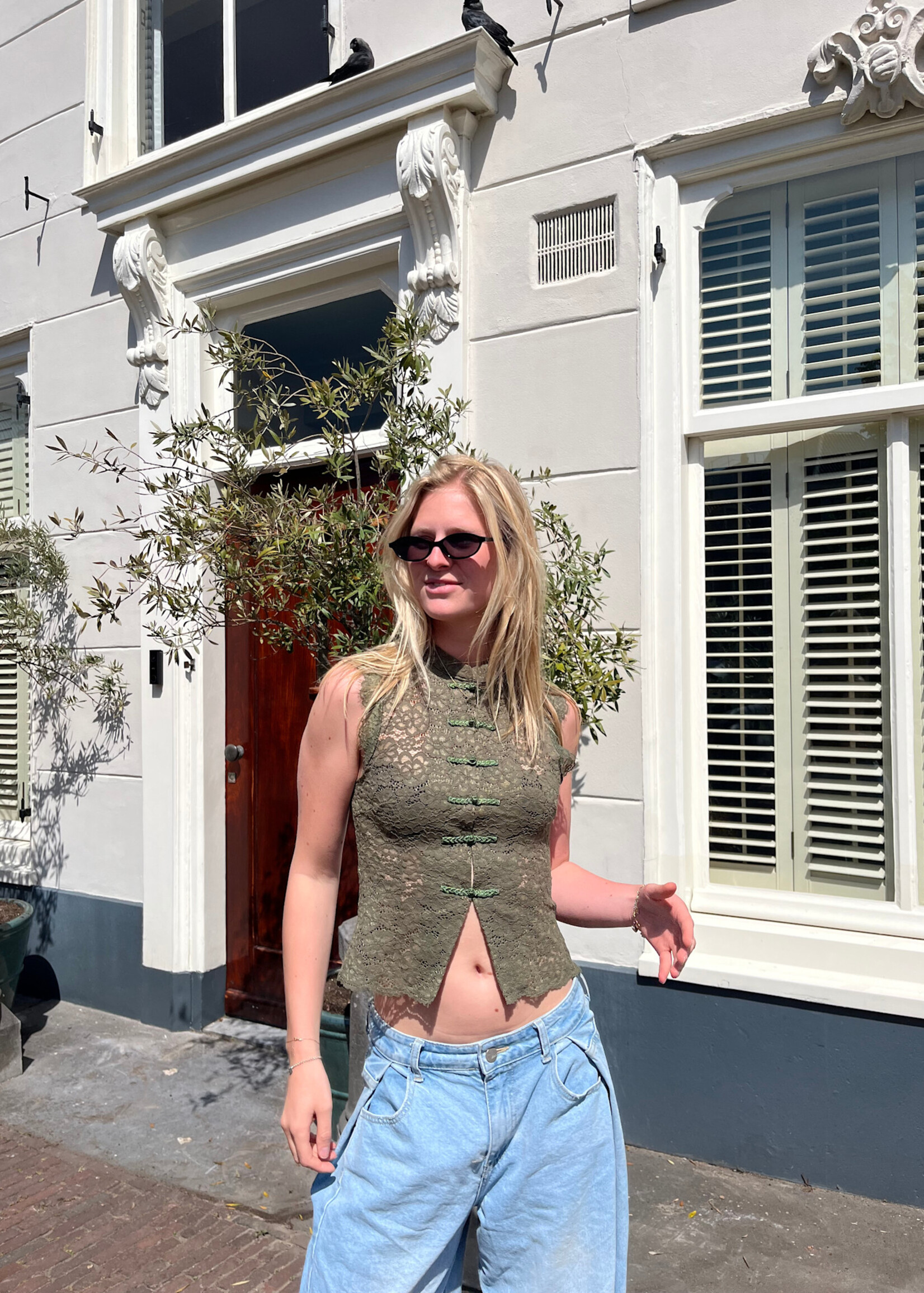 Flo Boutique Top Moïs Army