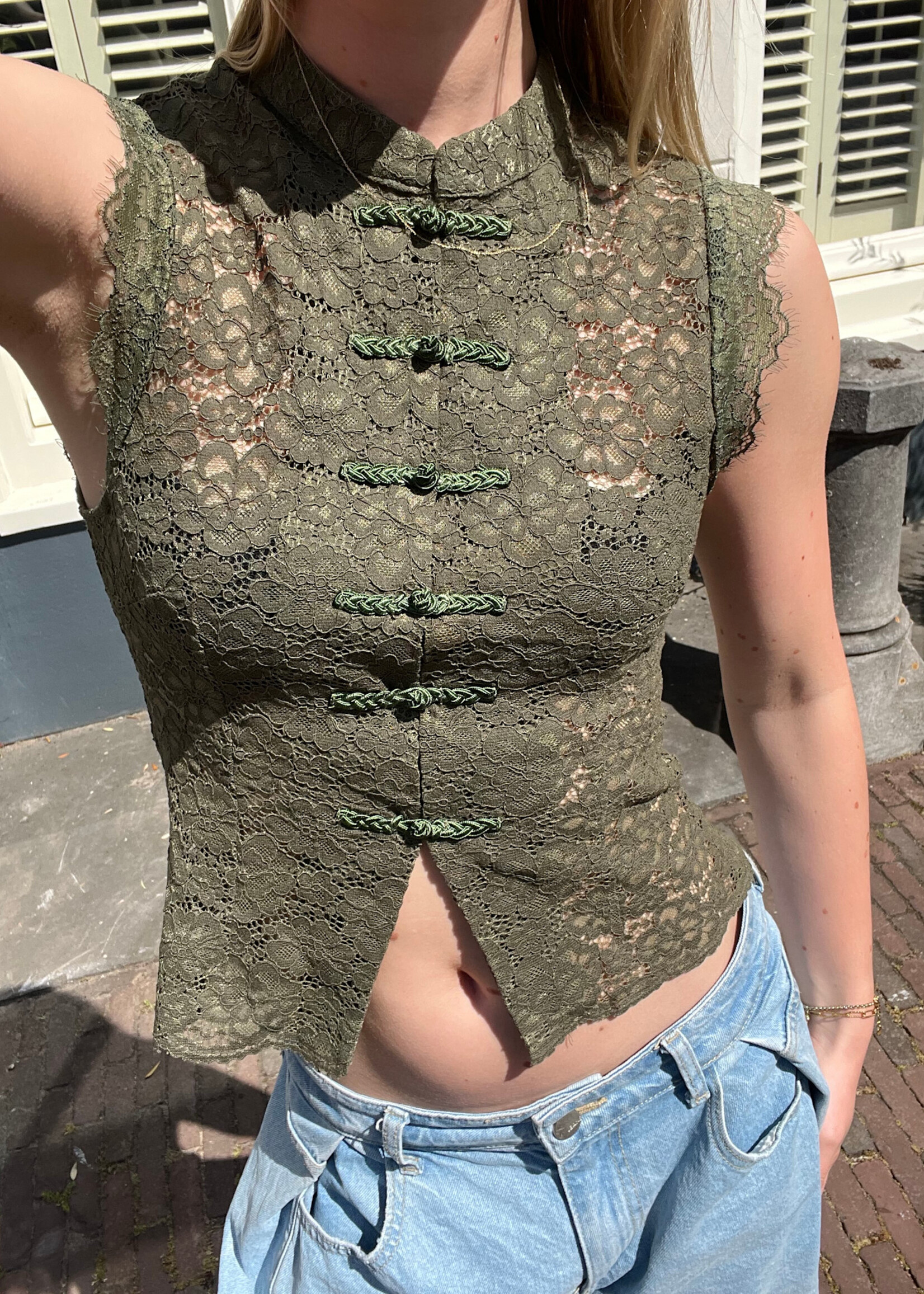 Flo Boutique Top Moïs Army