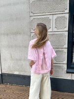 Flo Boutique Lace T-shirt Keet Pink