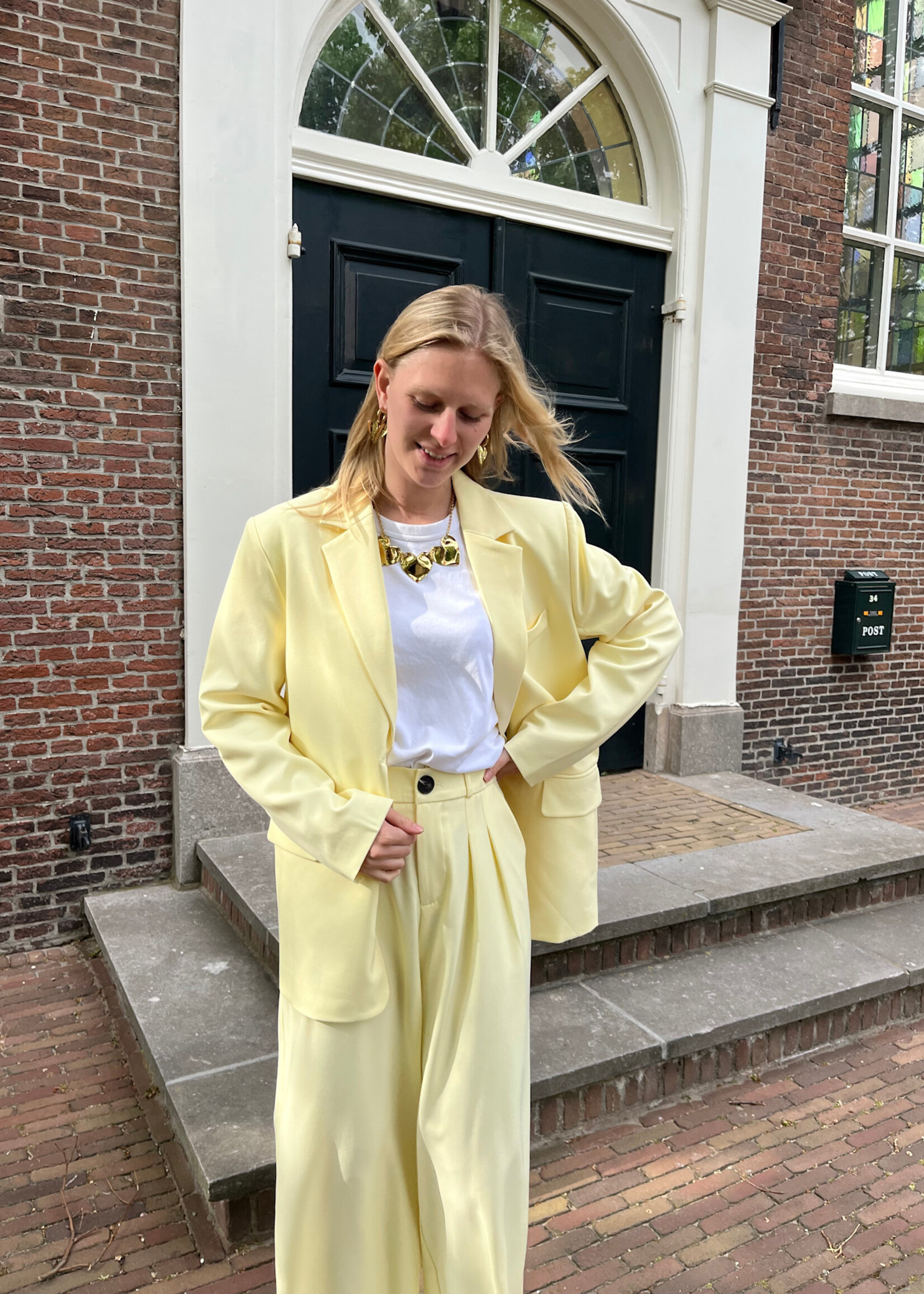 Flo Boutique Pantalon Meike Yellow