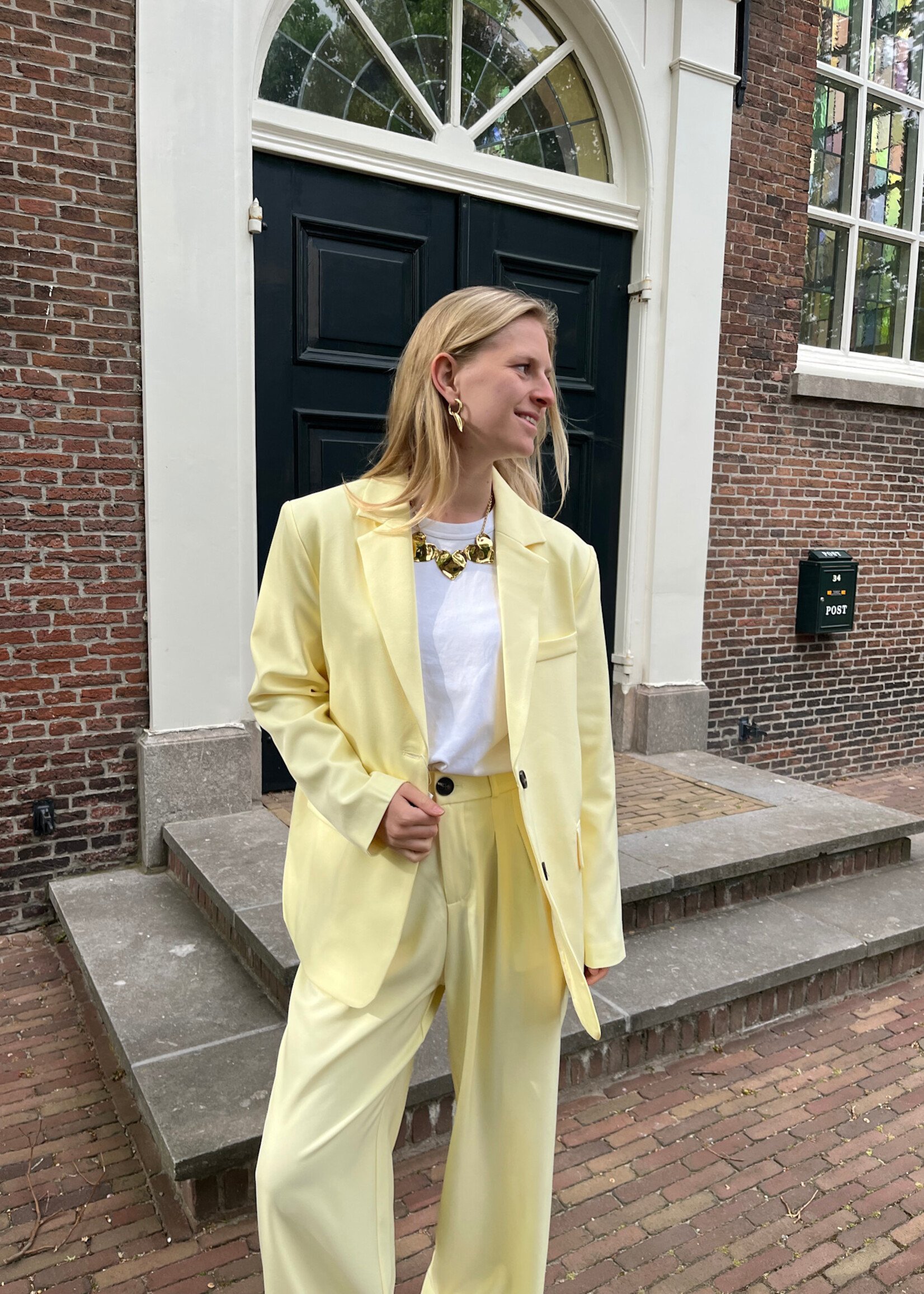 Flo Boutique Blazer Meike Yellow