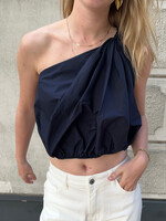 Flo Boutique One shoulder top Yfke Navy