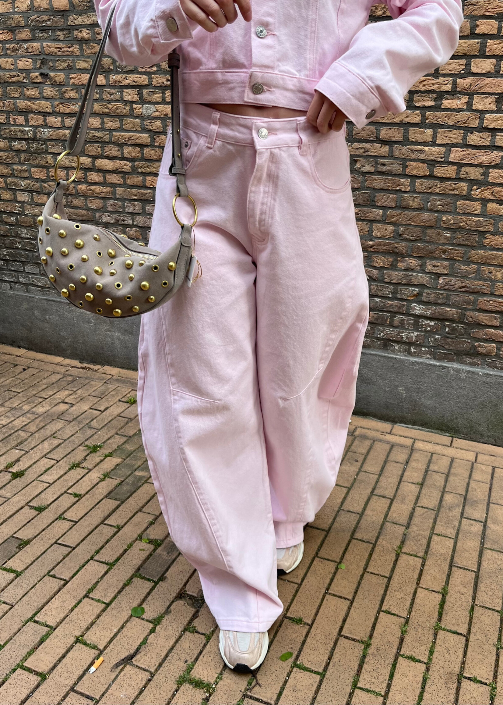 Flo Boutique Balloon Jeans Noa Pink