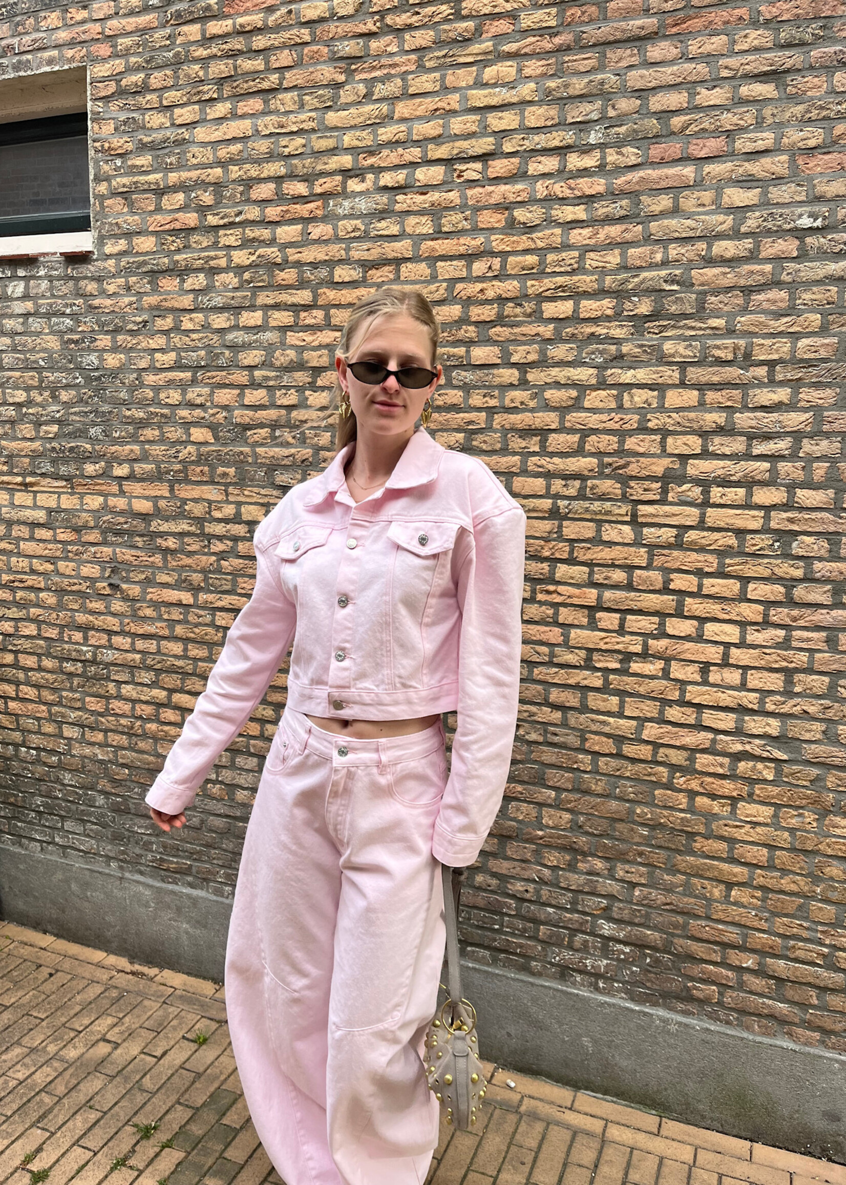Flo Boutique Balloon Jeans Noa Pink