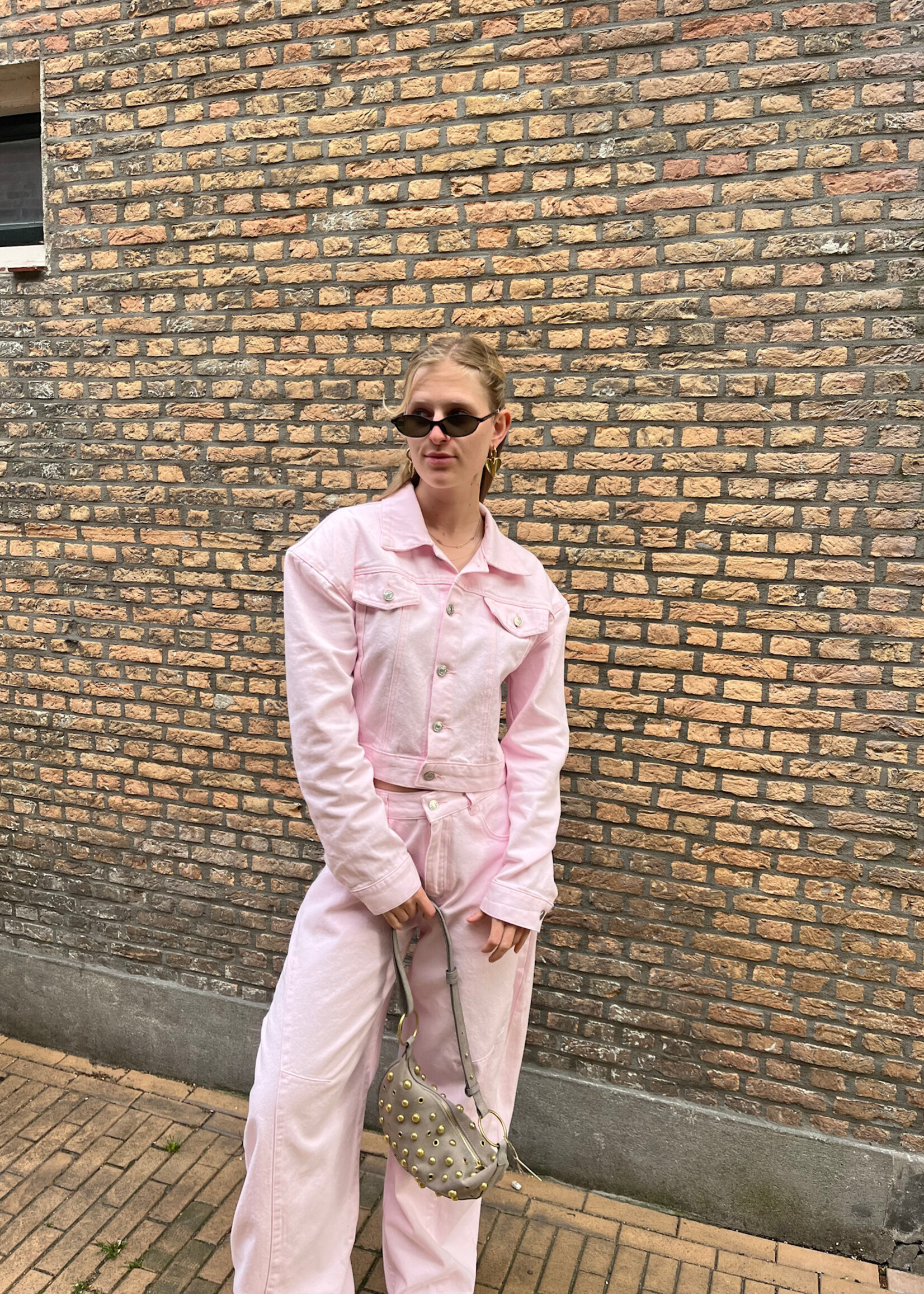 Flo Boutique Denim Jacket Noa Pink