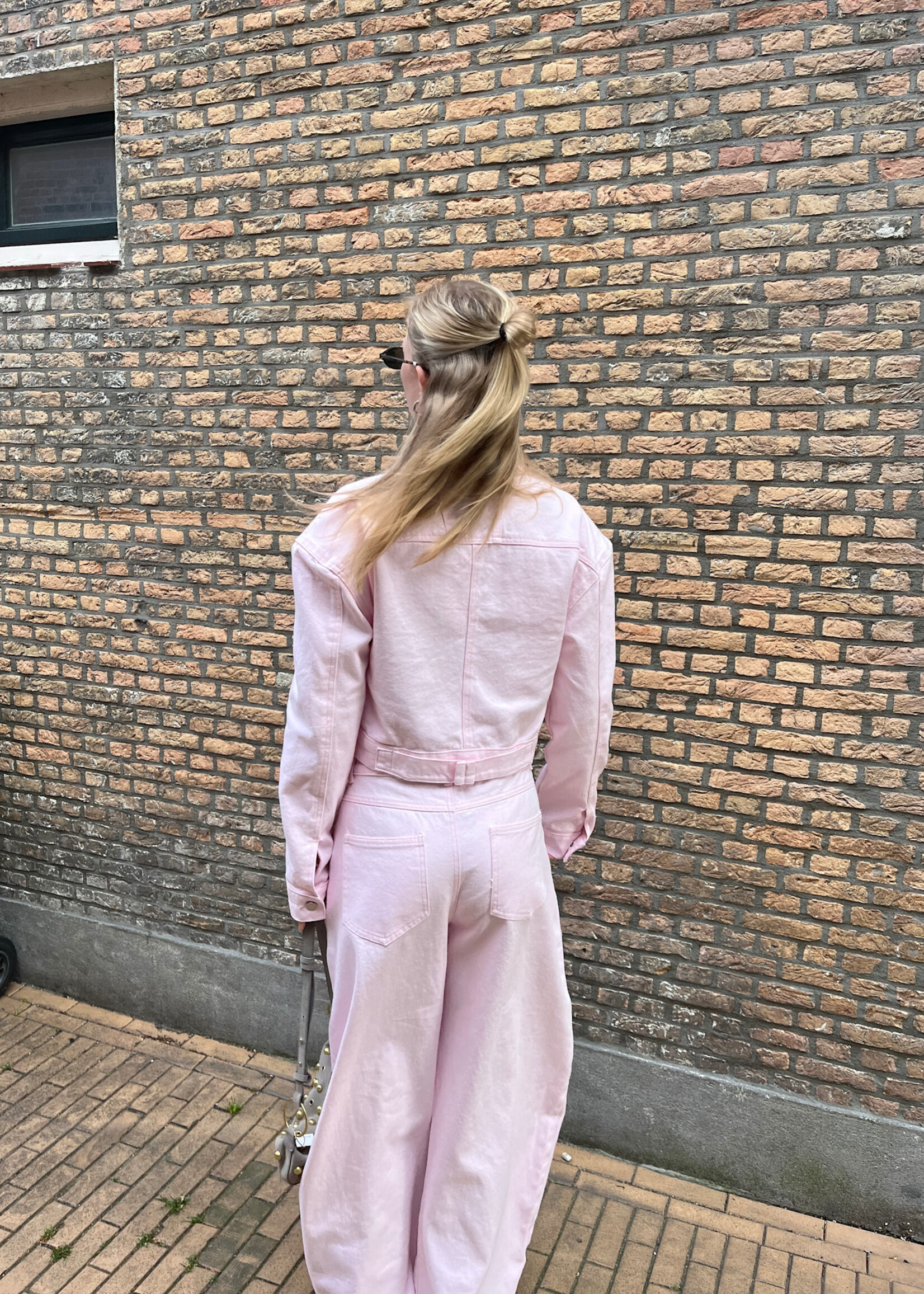 Flo Boutique Denim Jacket Noa Pink