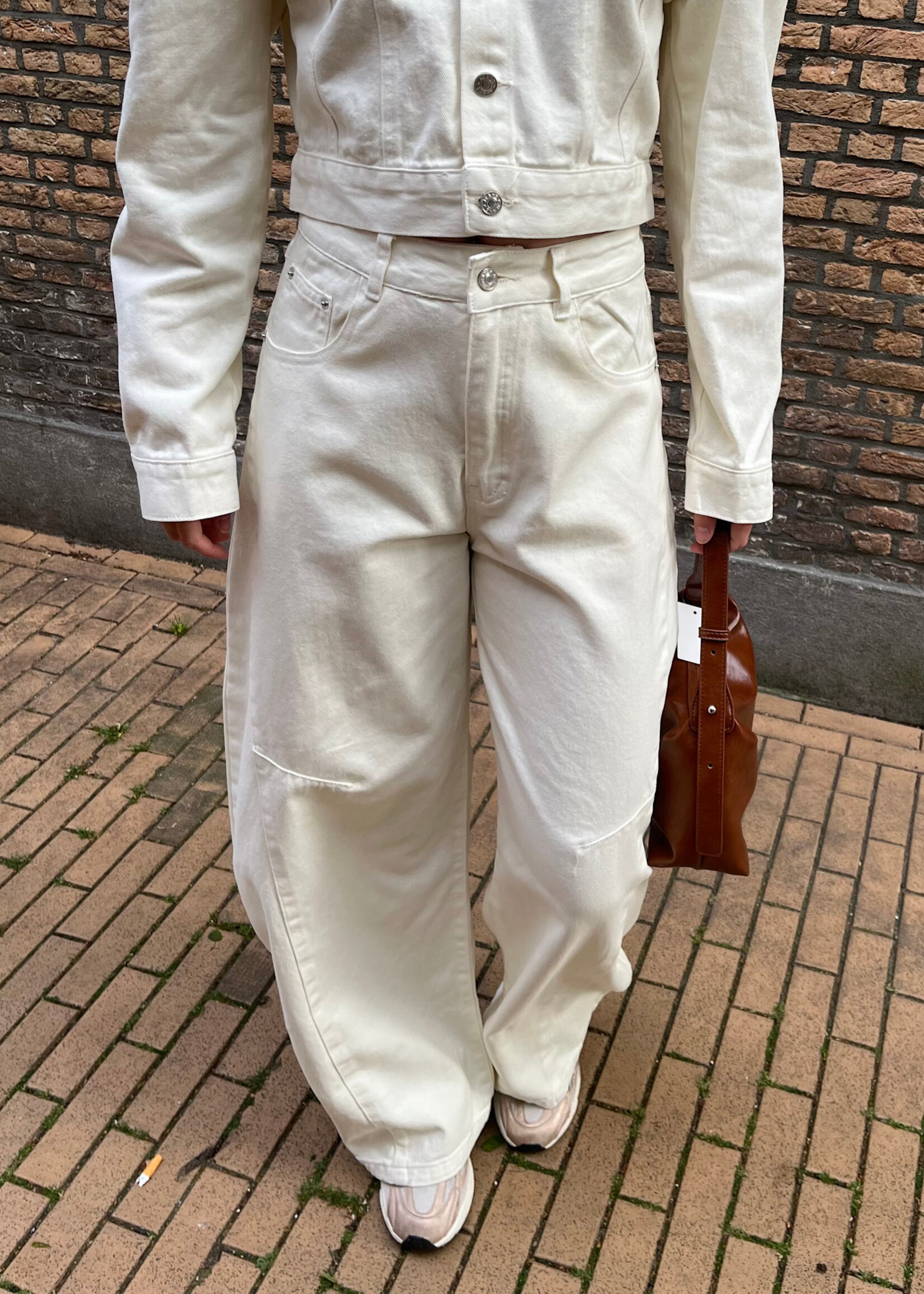 Flo Boutique Balloon Jeans Noa Off-White