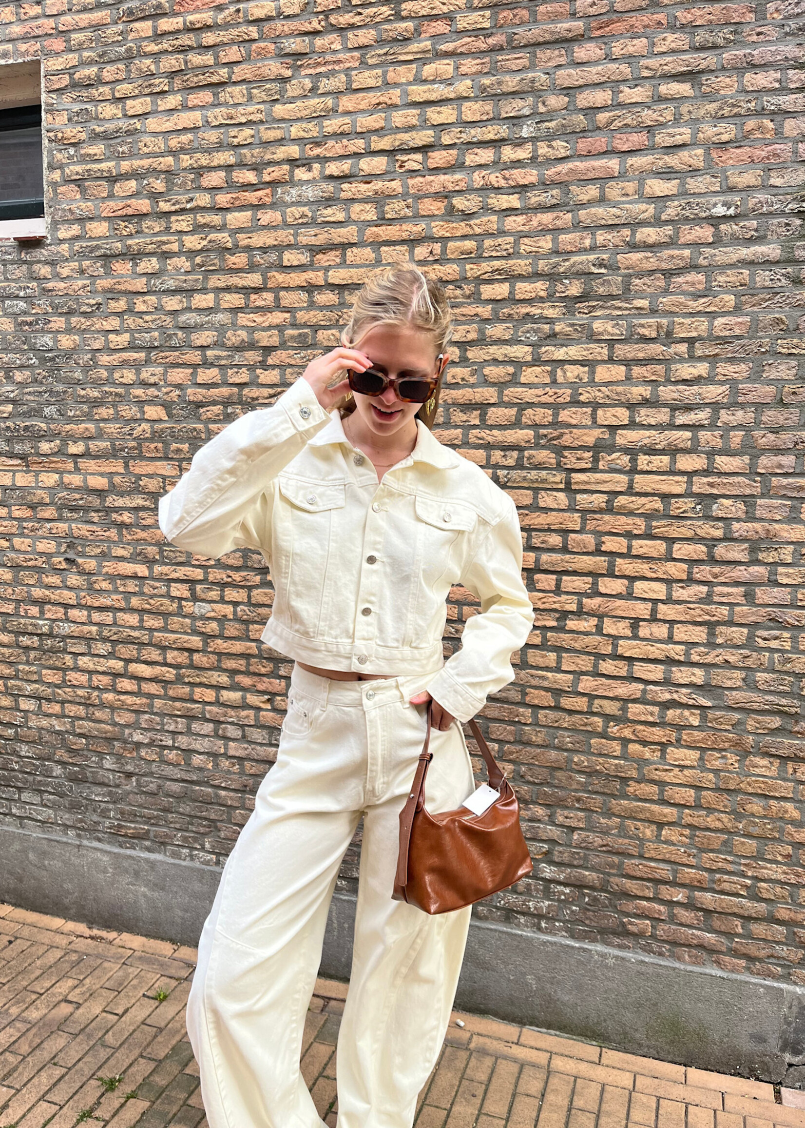 Flo Boutique Denim Jacket Noa Off-White