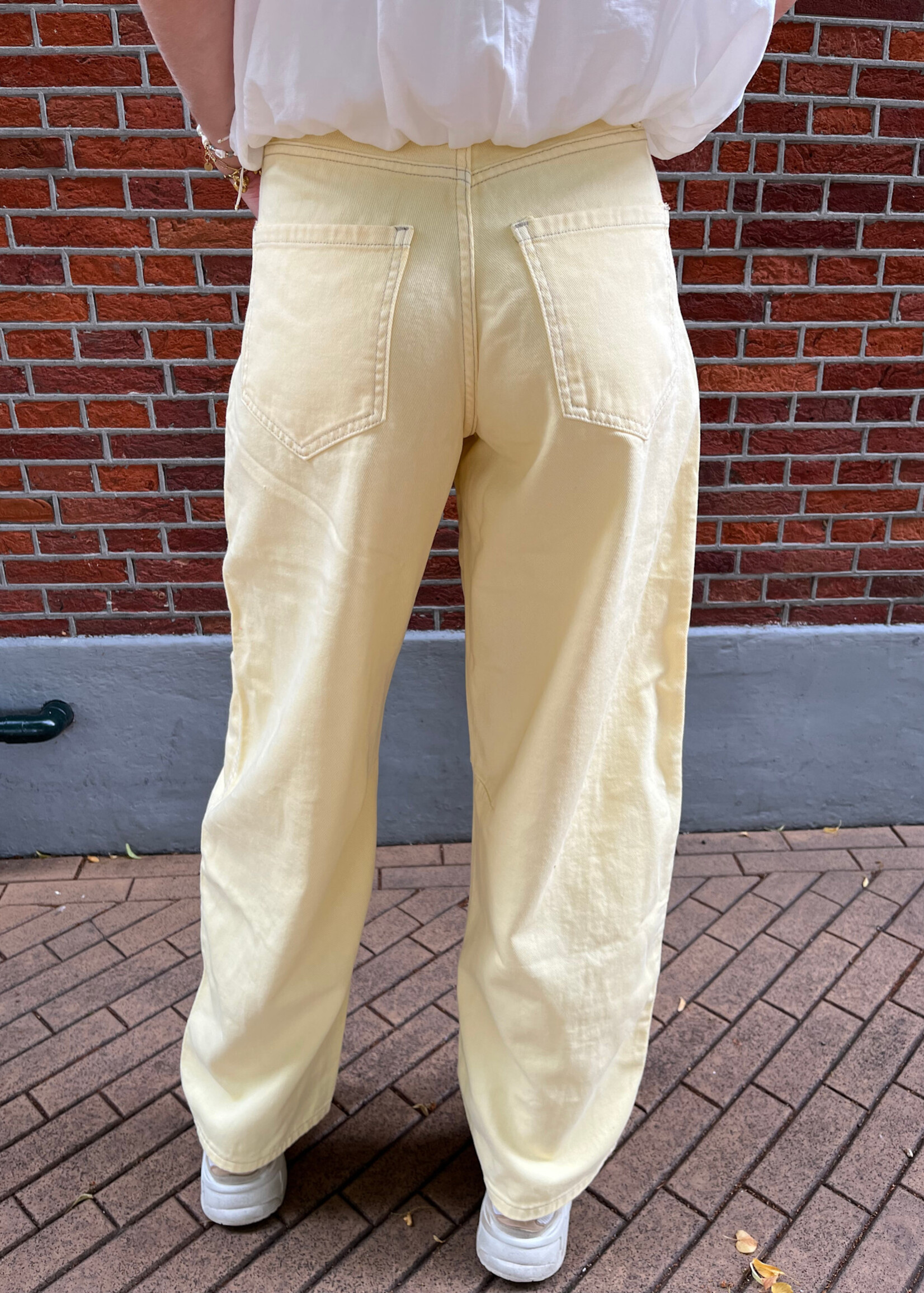 Flo Boutique Yellow Jeans Maeve