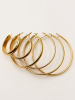 Flo Boutique Basic hoops goud