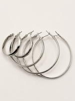 Flo Boutique Basic hoops zilver