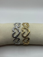 Flo Boutique Bangle Crushed Hearts