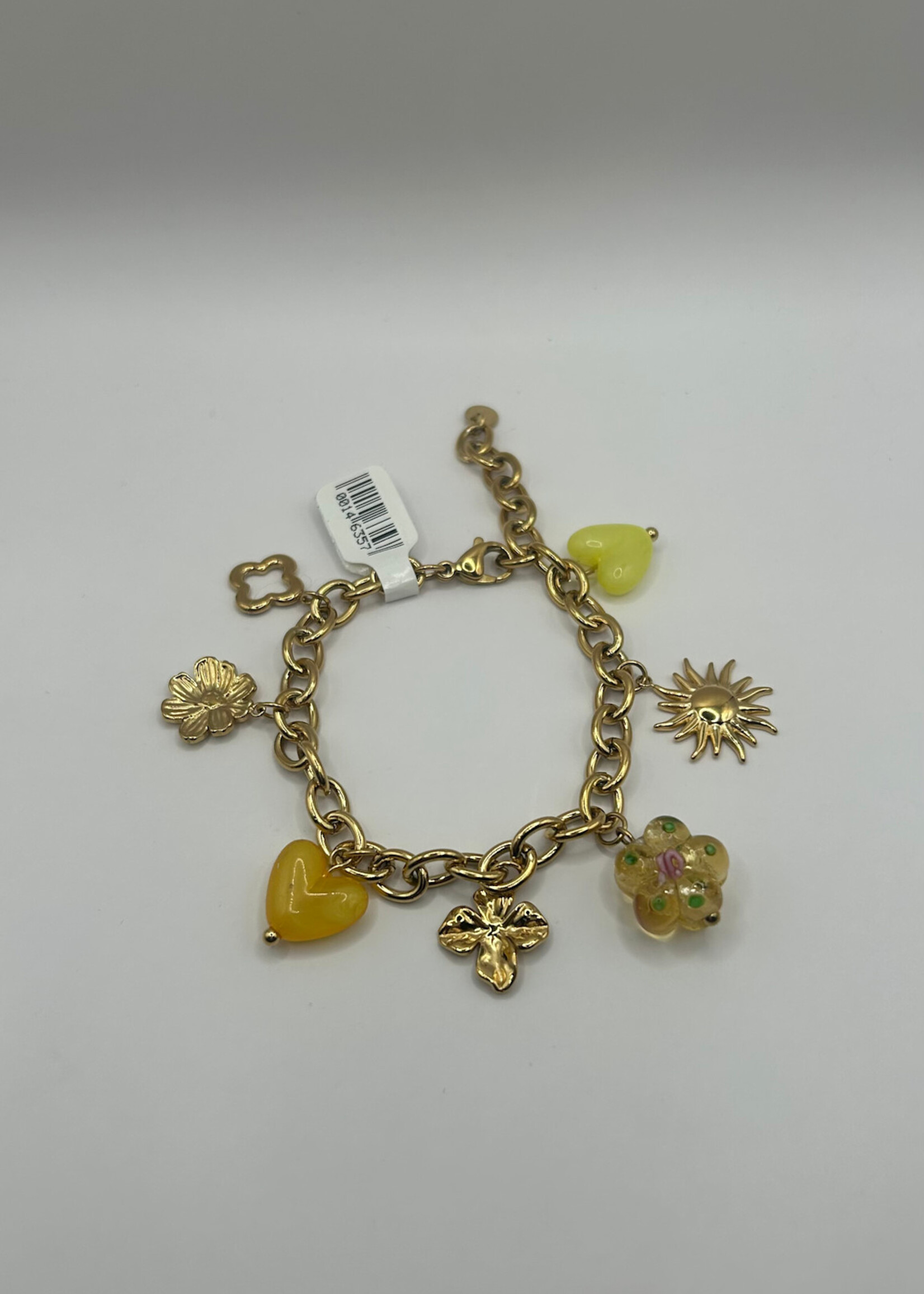 Bedelarmband Flower Love
