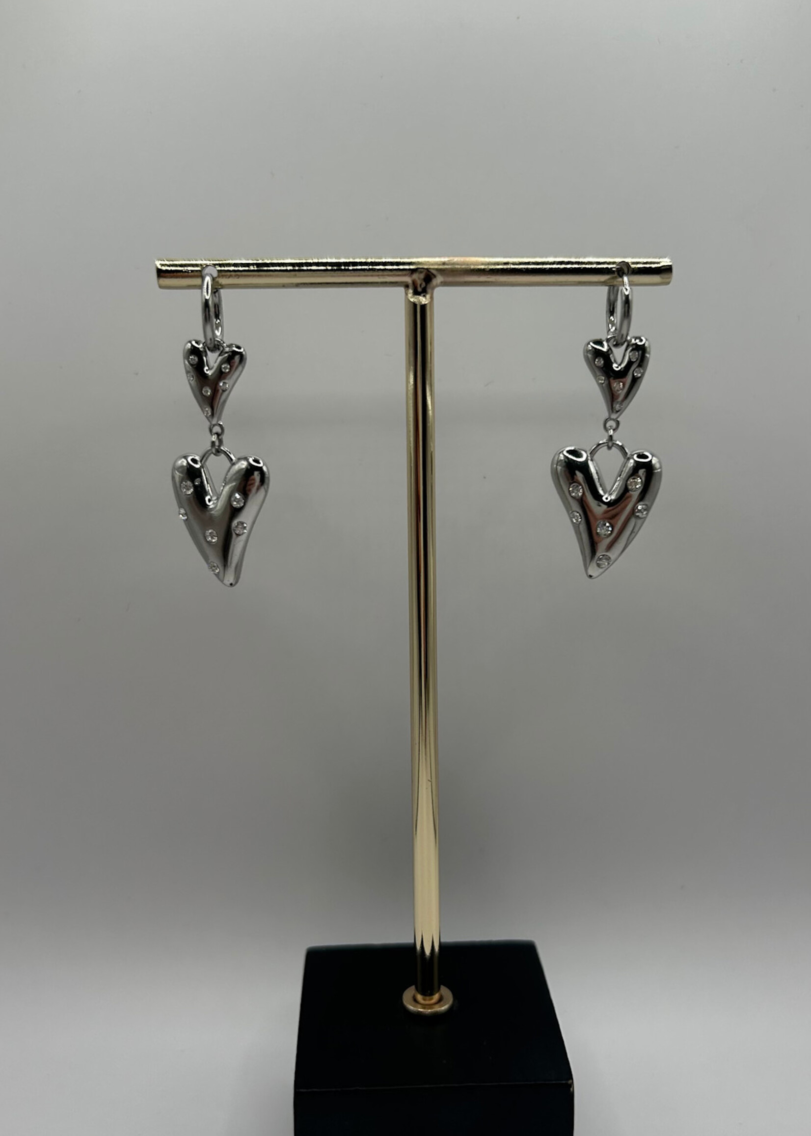 Flo Boutique Oorbellen Double Amour
