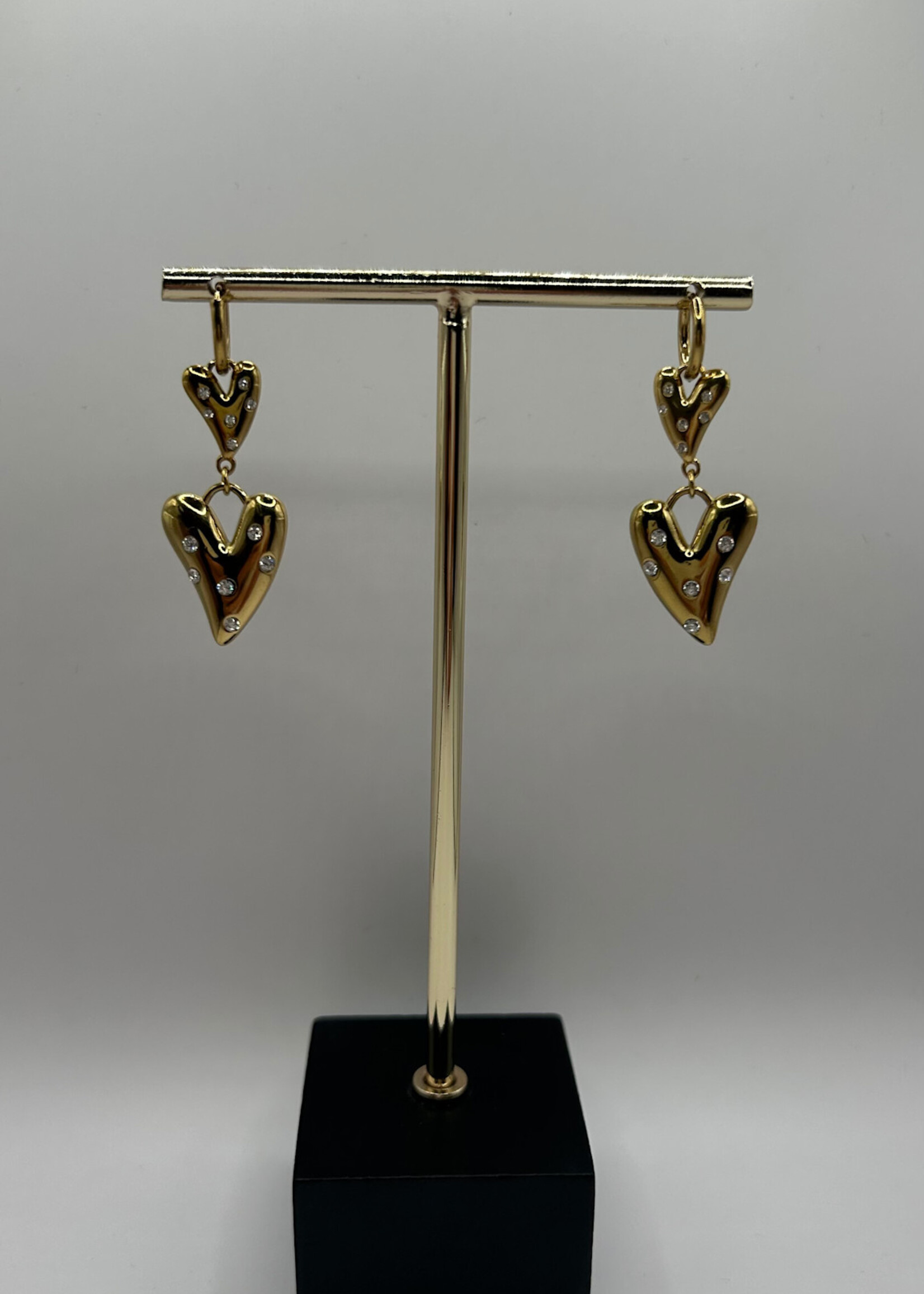 Flo Boutique Oorbellen Double Amour