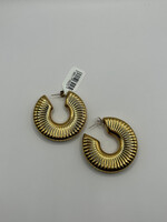 Flo Boutique Big Striped Hoops