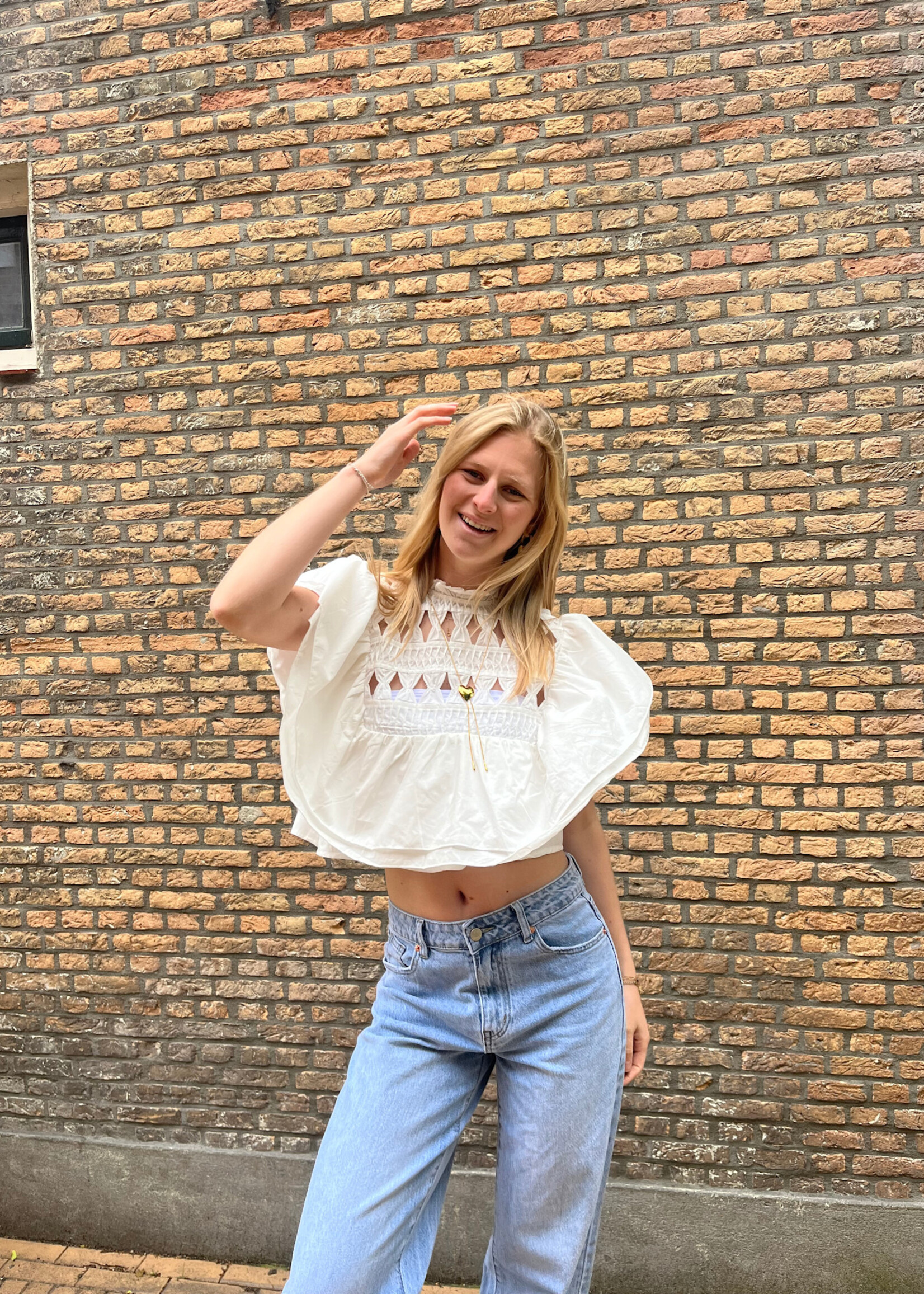Flo Boutique Top Loa White